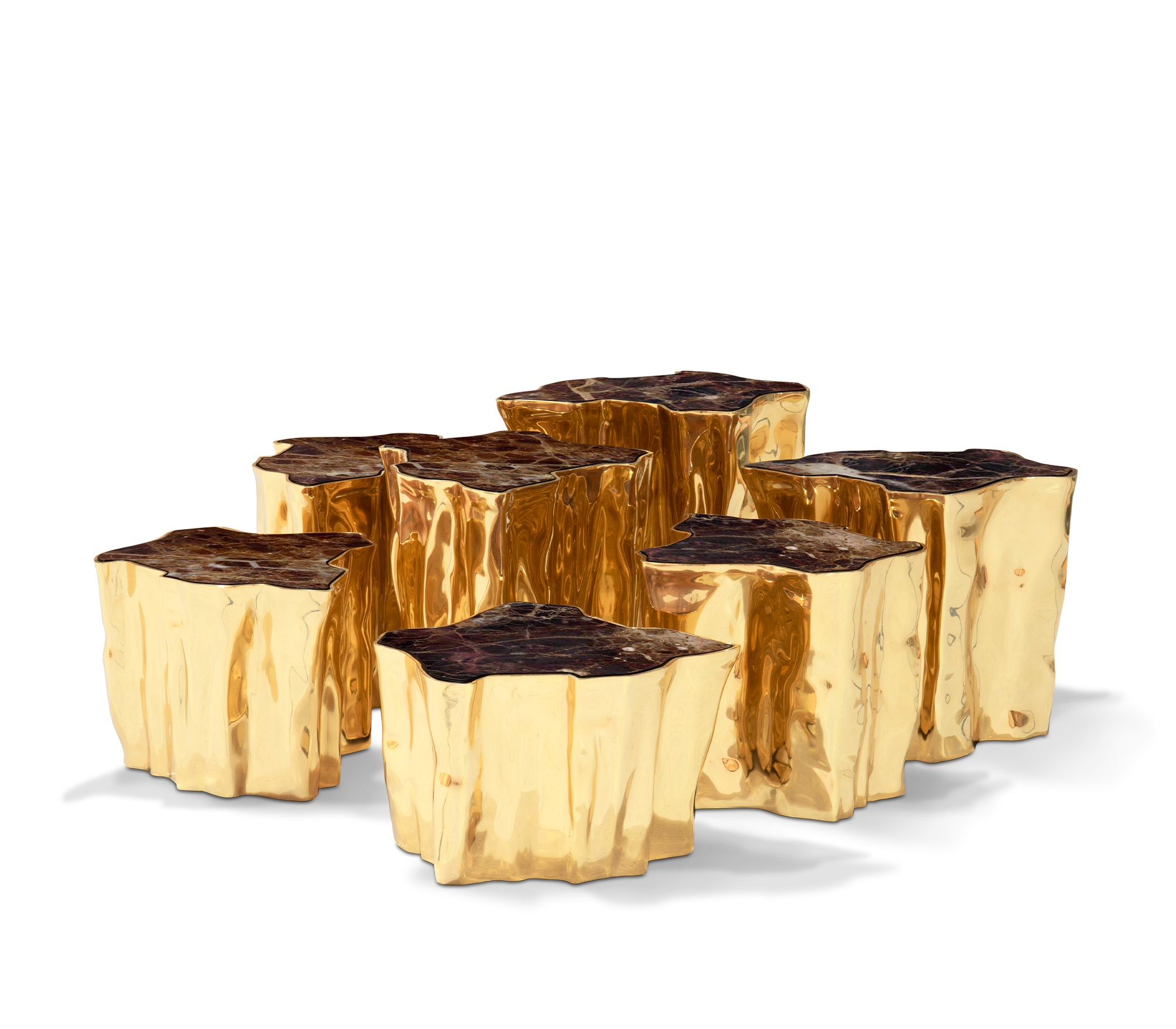 Earth-Tone Designer Coffee Table