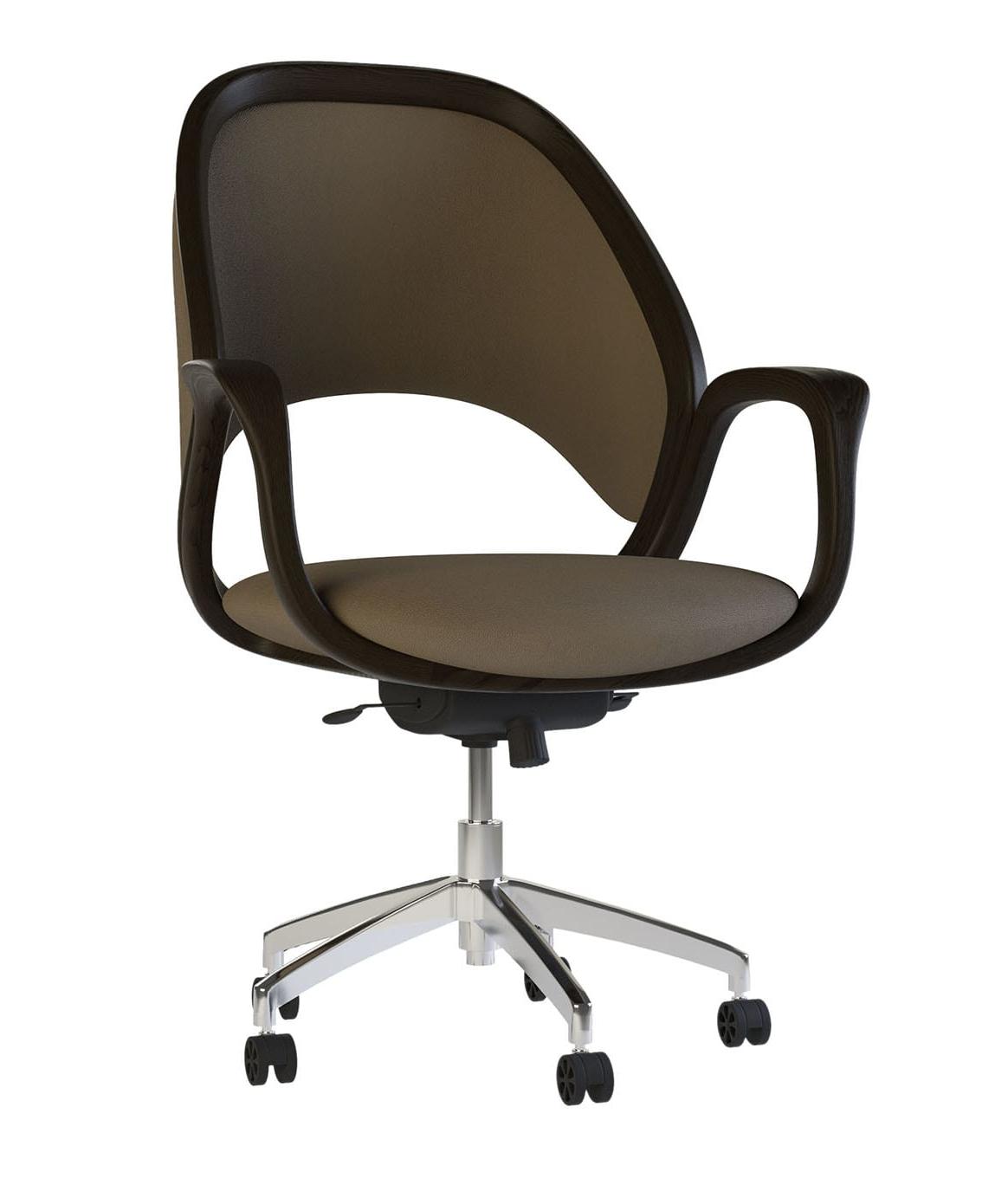 Agatha Dark Artisan Swivel Armchair
