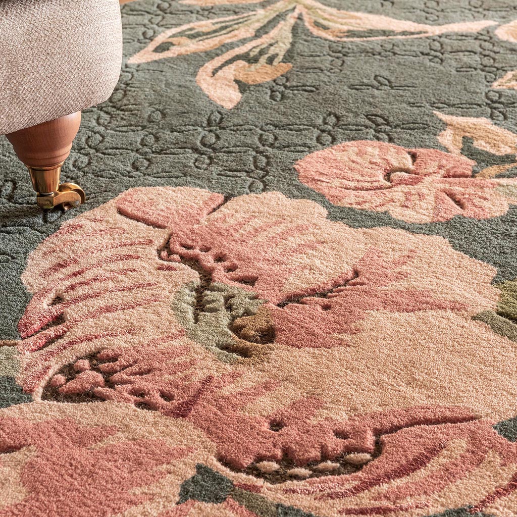 Forest Trail Fern Green Rug | Size: 200 x 280 cm