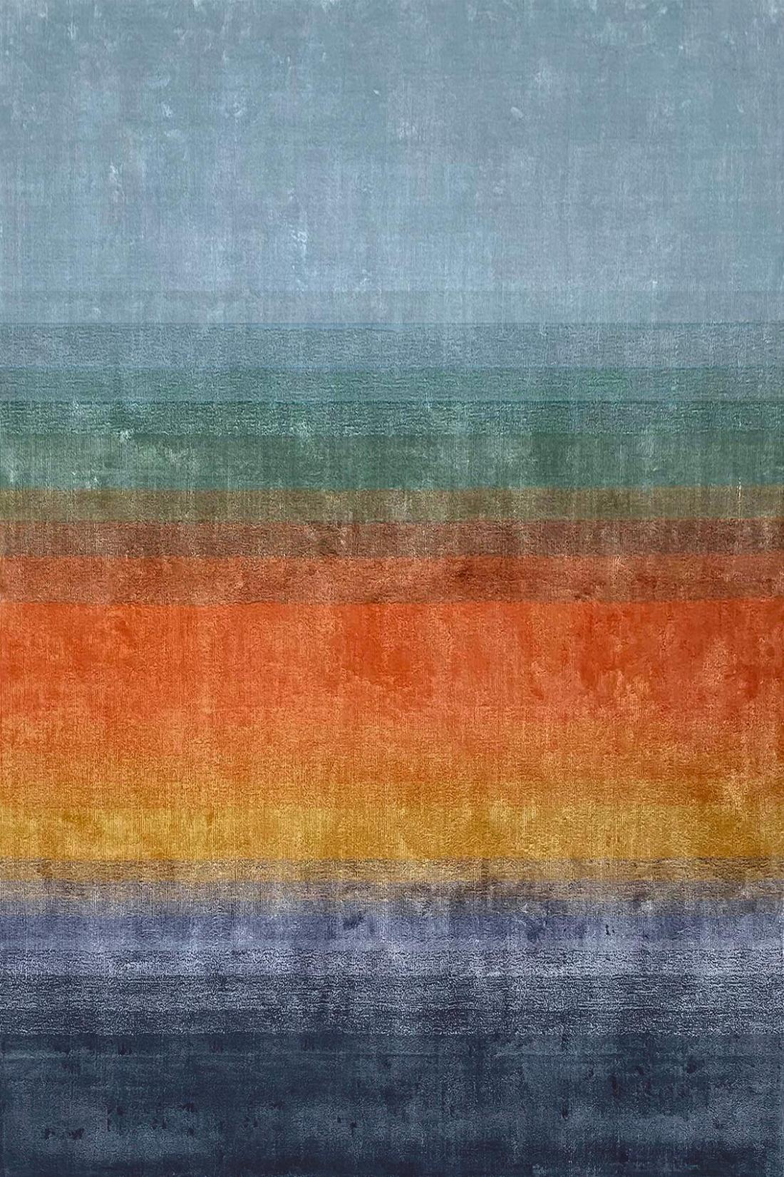 Moon Vibrant Contemporary Rug