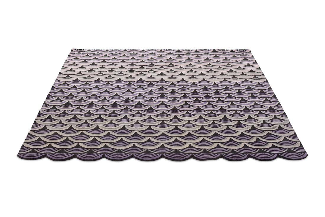 Handwoven Gradient Pink Rug
