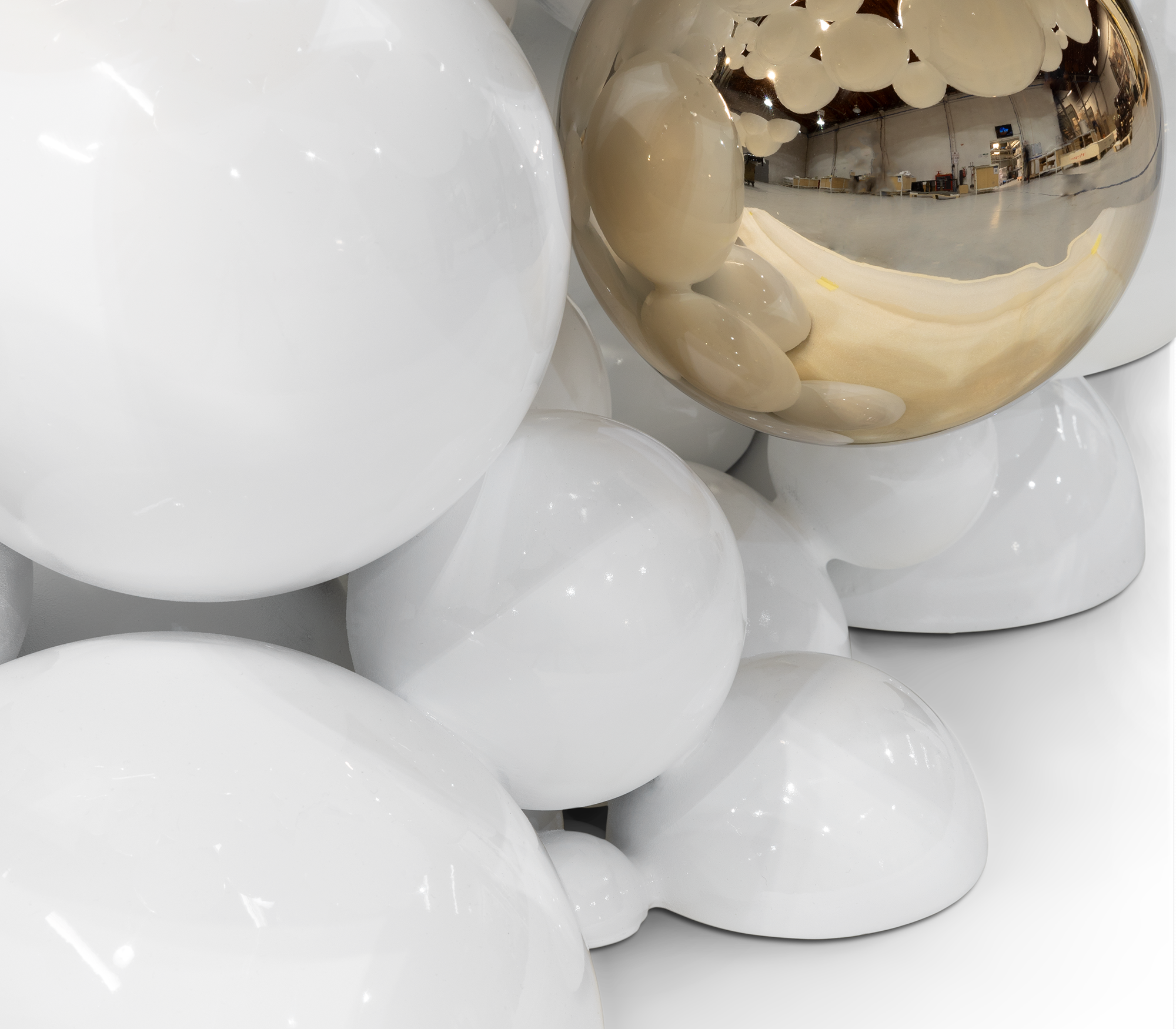 Orbit White Designer Coffee Table