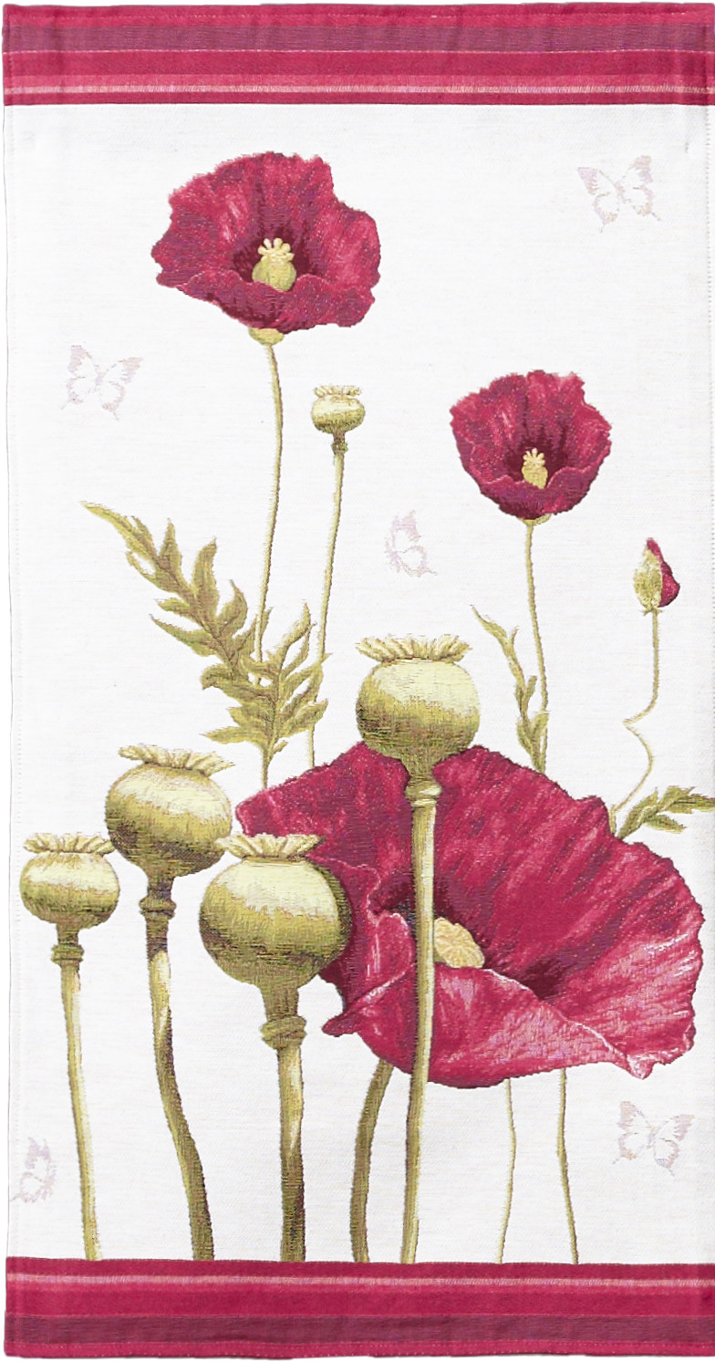 Poppies Woven Tapestry