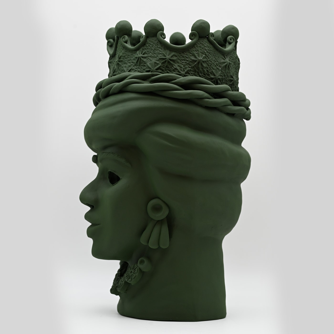 Verdant Green Artisan Sculpture