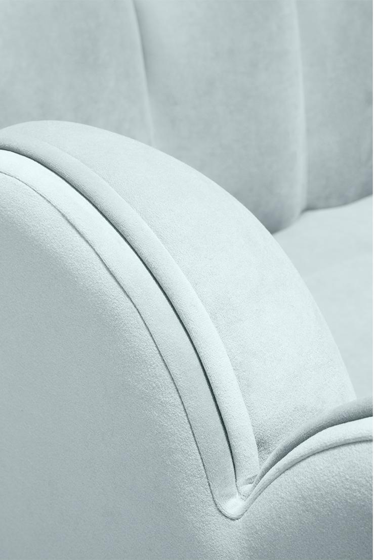 Fluffy Cloud Blue Sofa