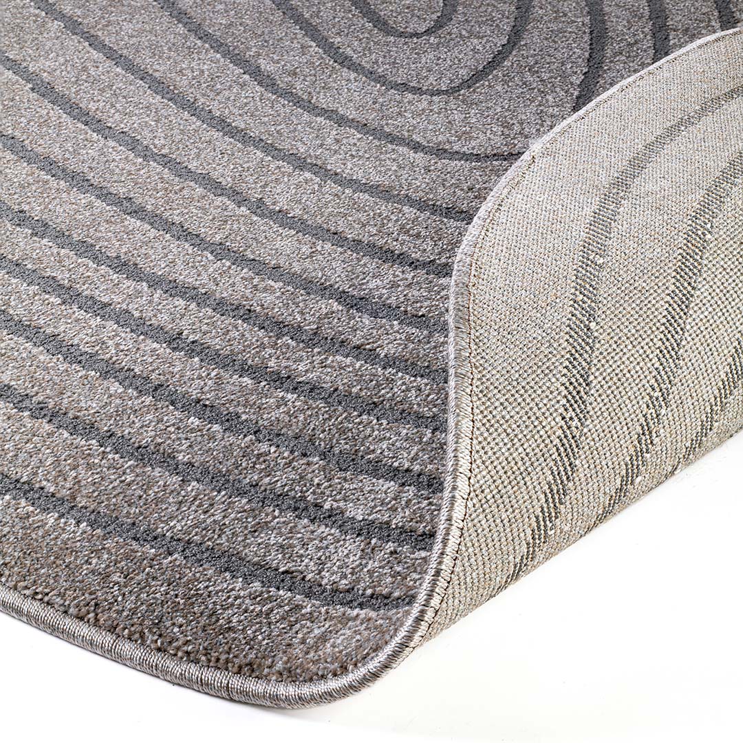 Cortina Stone Taupe Oval Rug