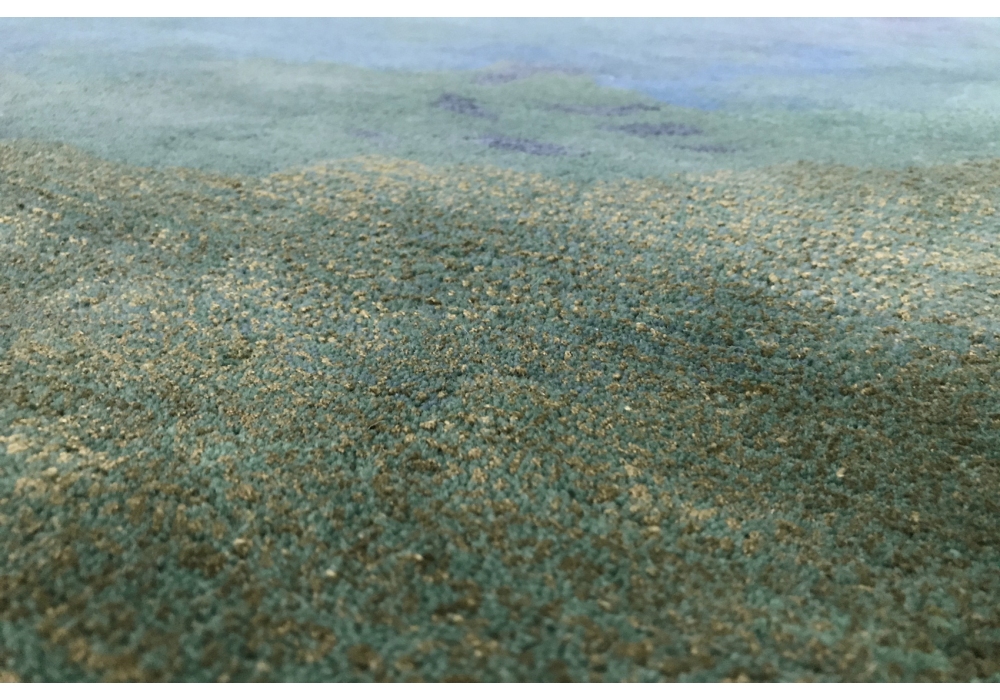 Space Wool & Viscose Circle Luxury Rug