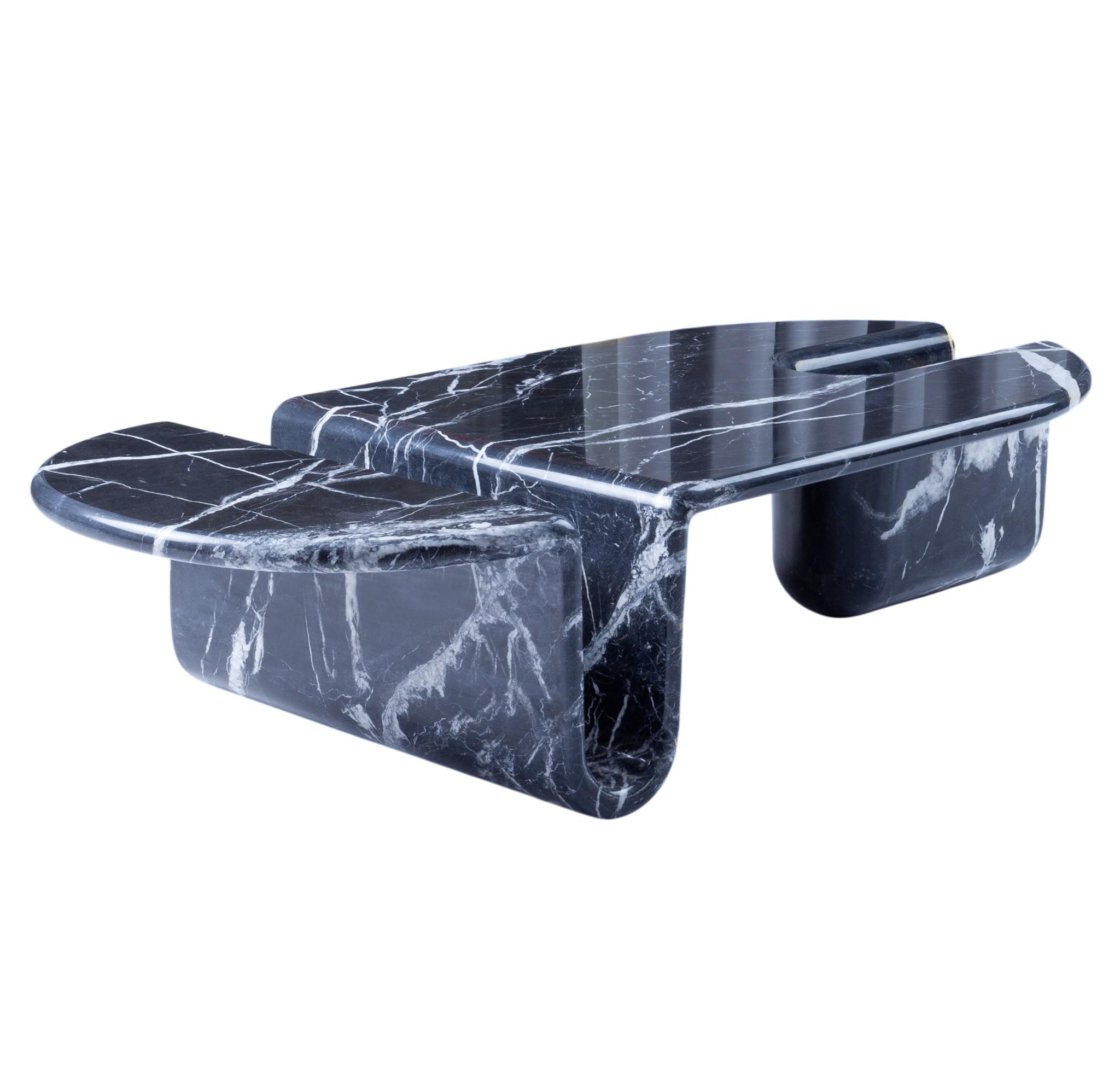 Bonnie & Clyde Marble Coffee Table