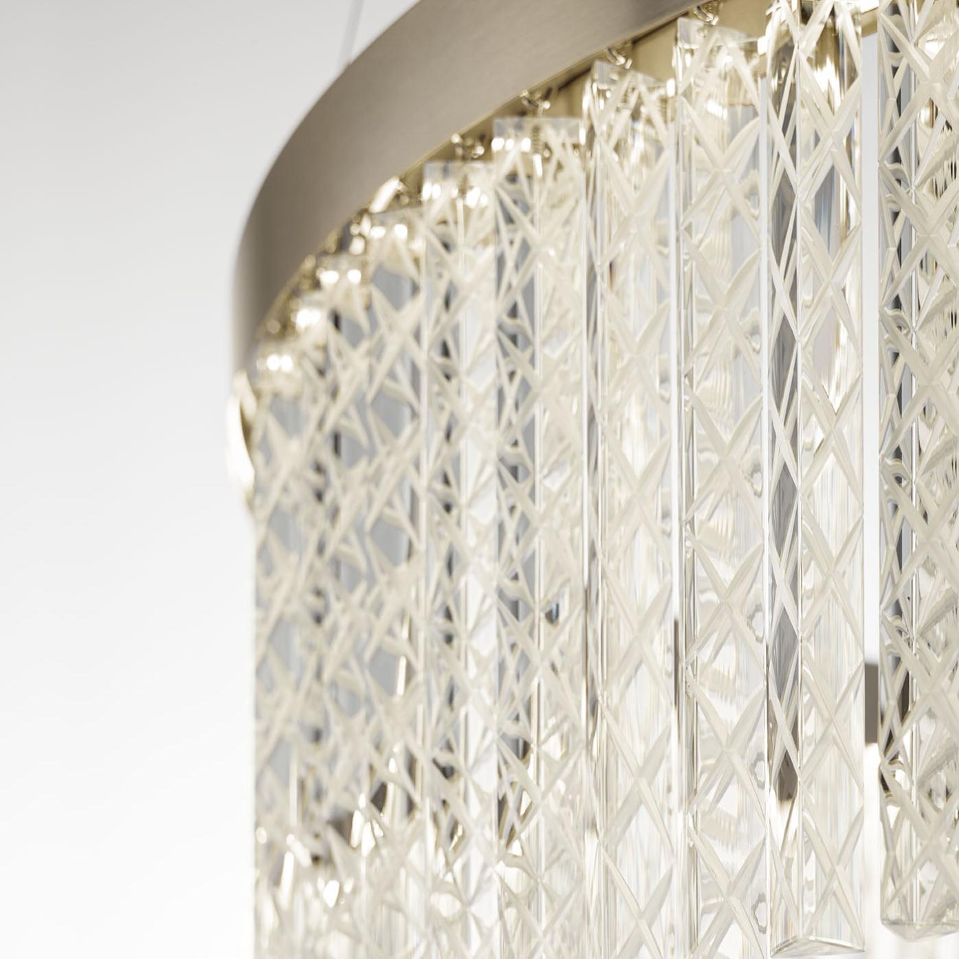 Hand-Engraved Triedro Crystal Chandelier