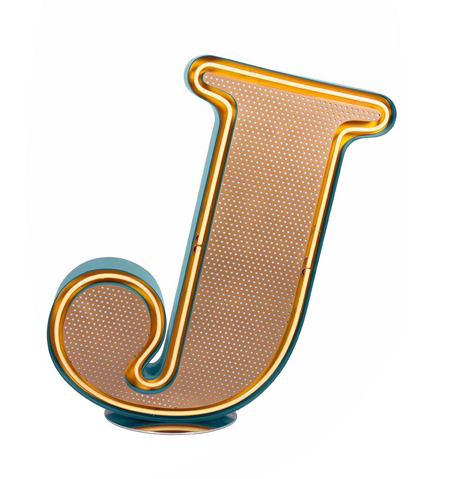 Joyful Cheerful Letter J