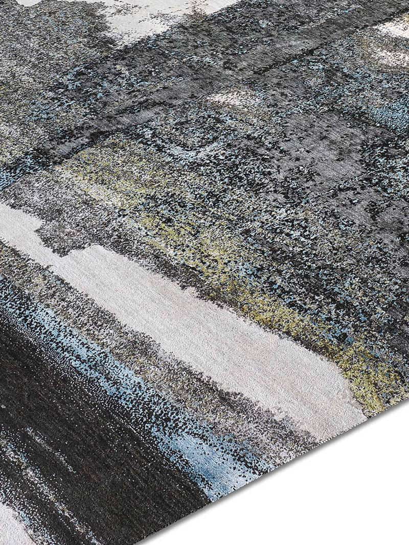Green Rust Hand-Woven Exquisite Rug | Size: 122 x 183 cm