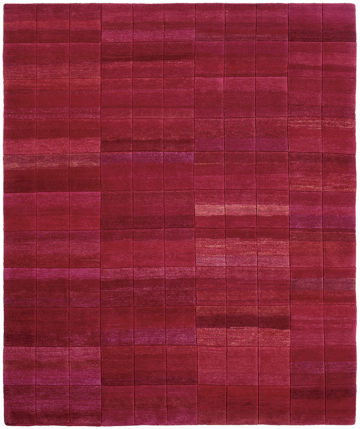 Deep Line Red Hand-woven Luxury Rug ☞ Size: 250 x 300 cm