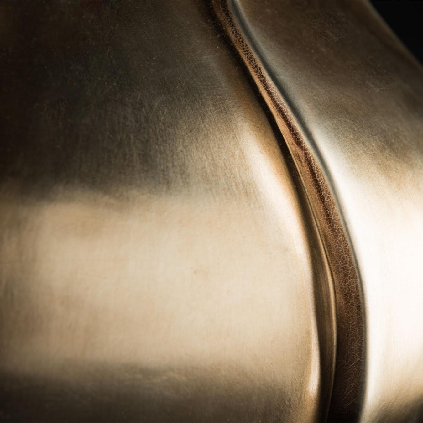 Tulip Brass Artisan Vase