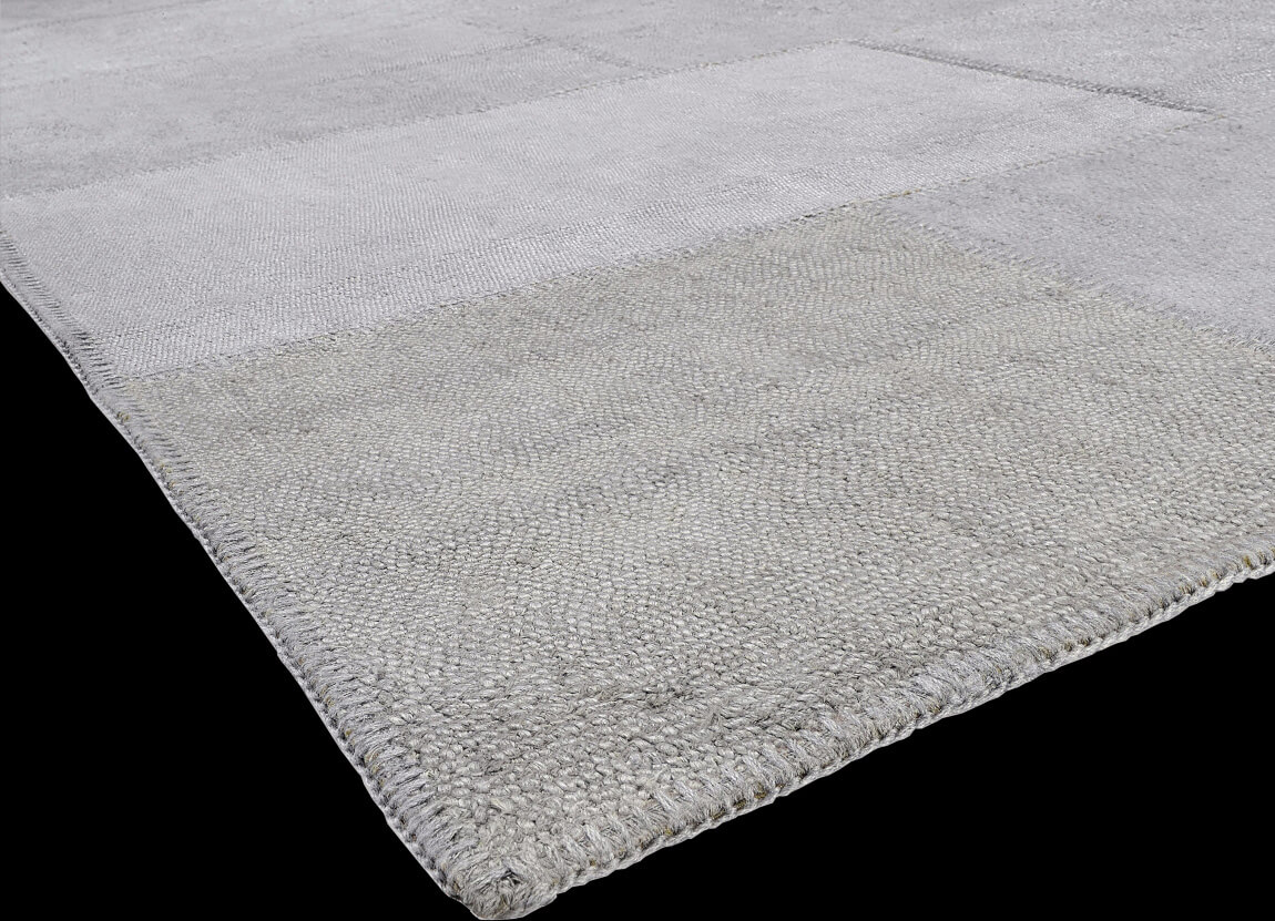Milano Hand Woven Light Grey Area Rug