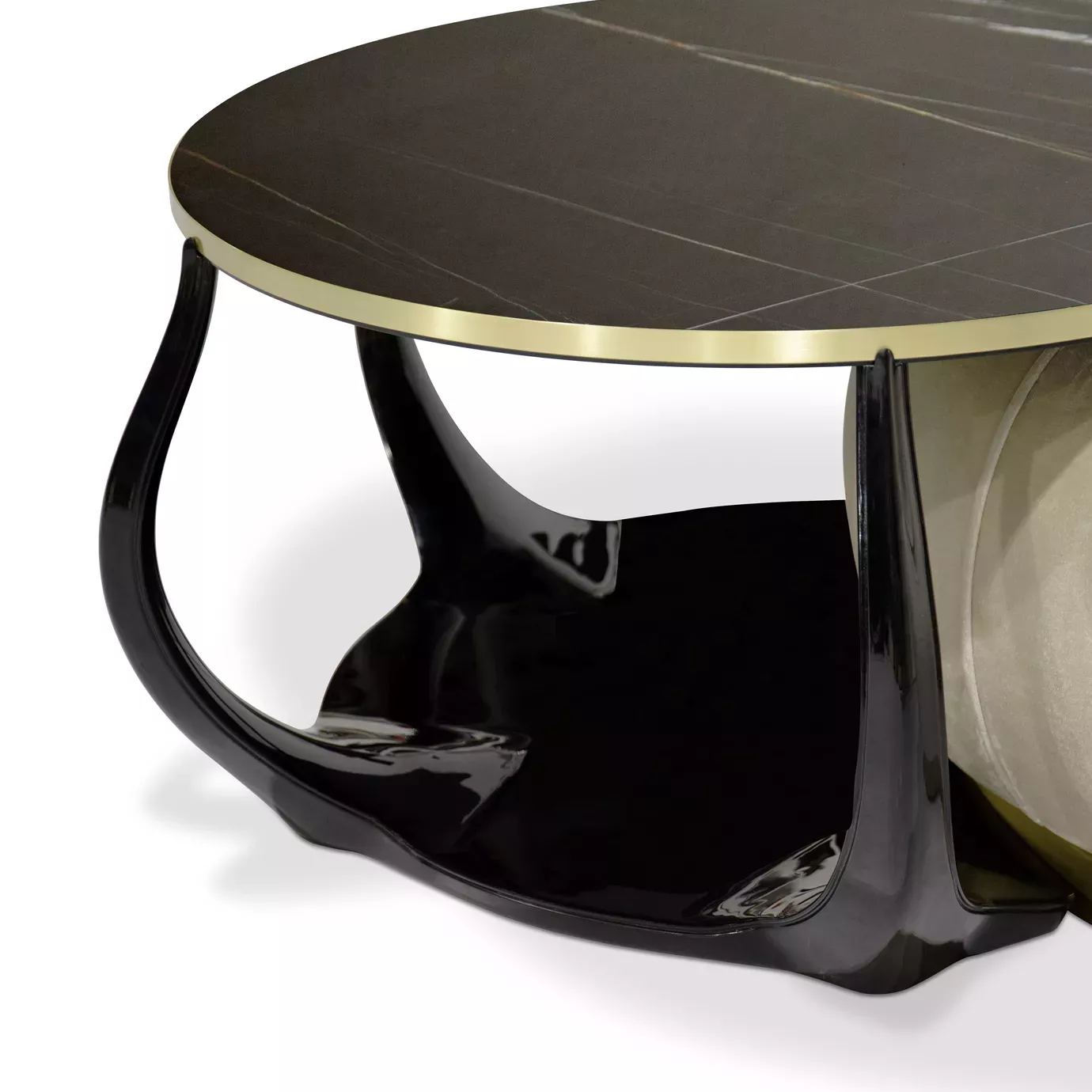 Enlace Sahara Noir Marble Coffee Table