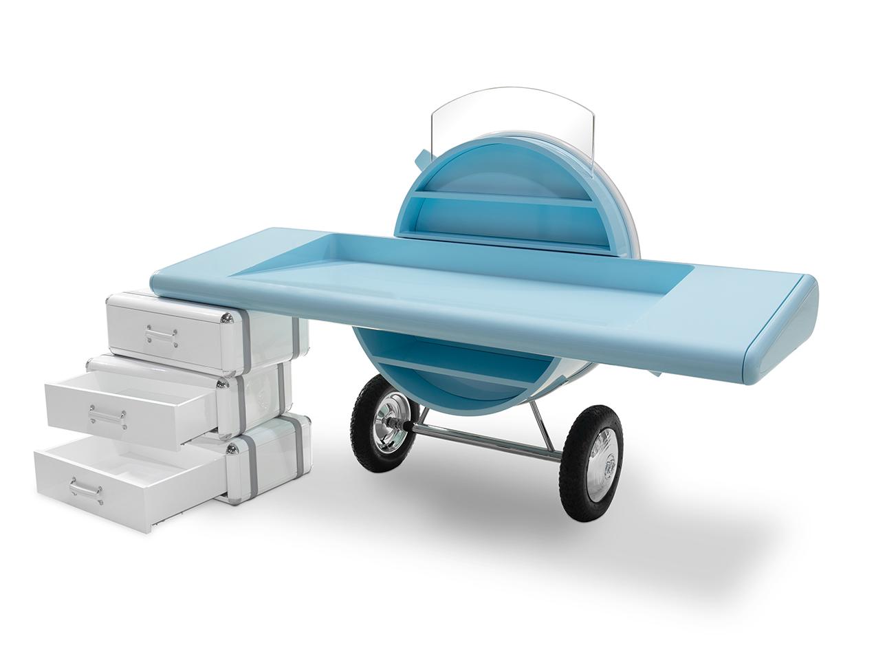 Skyline Blue Kids Study Desk