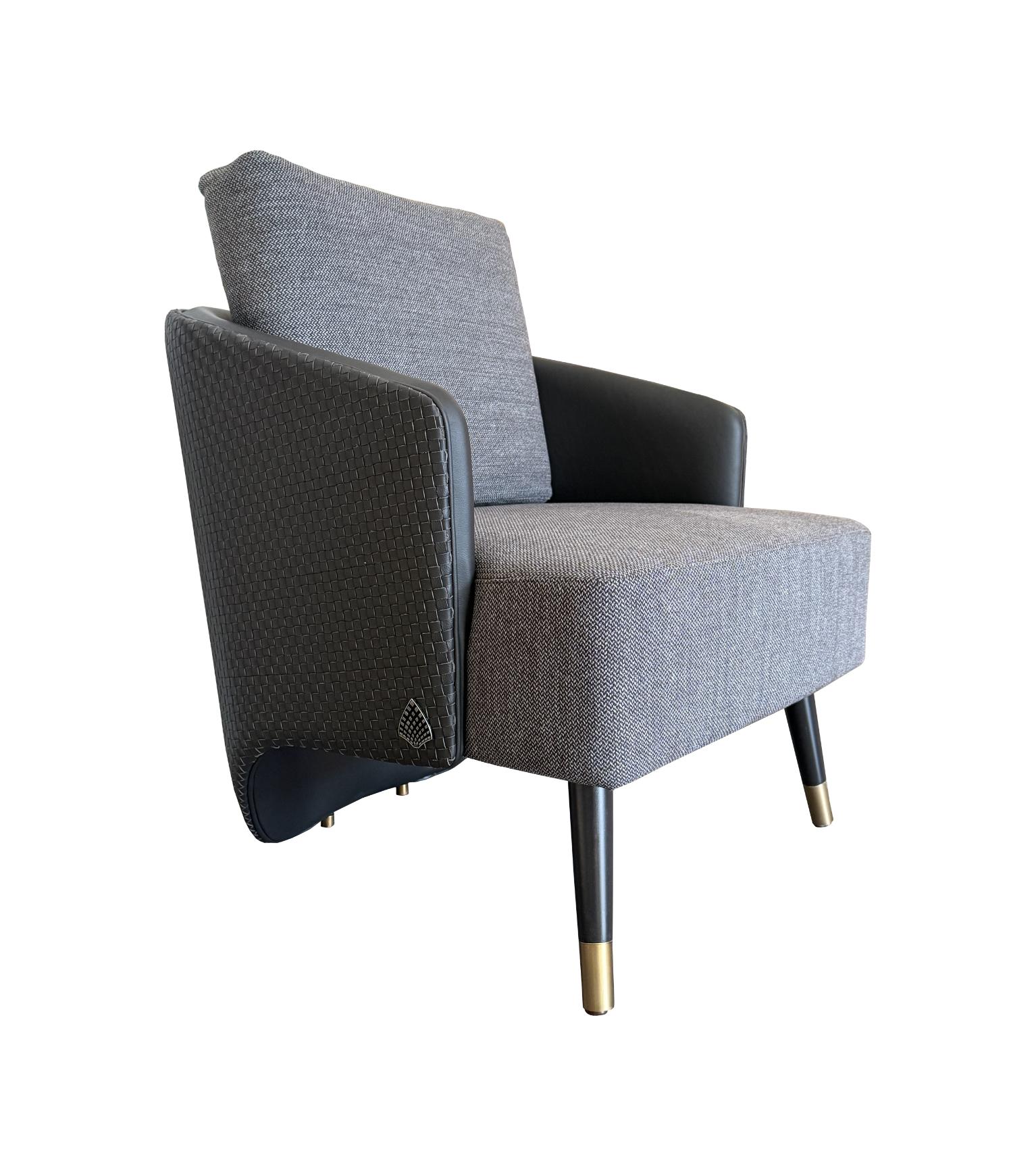 Brigitte Gray Upholstered Chair