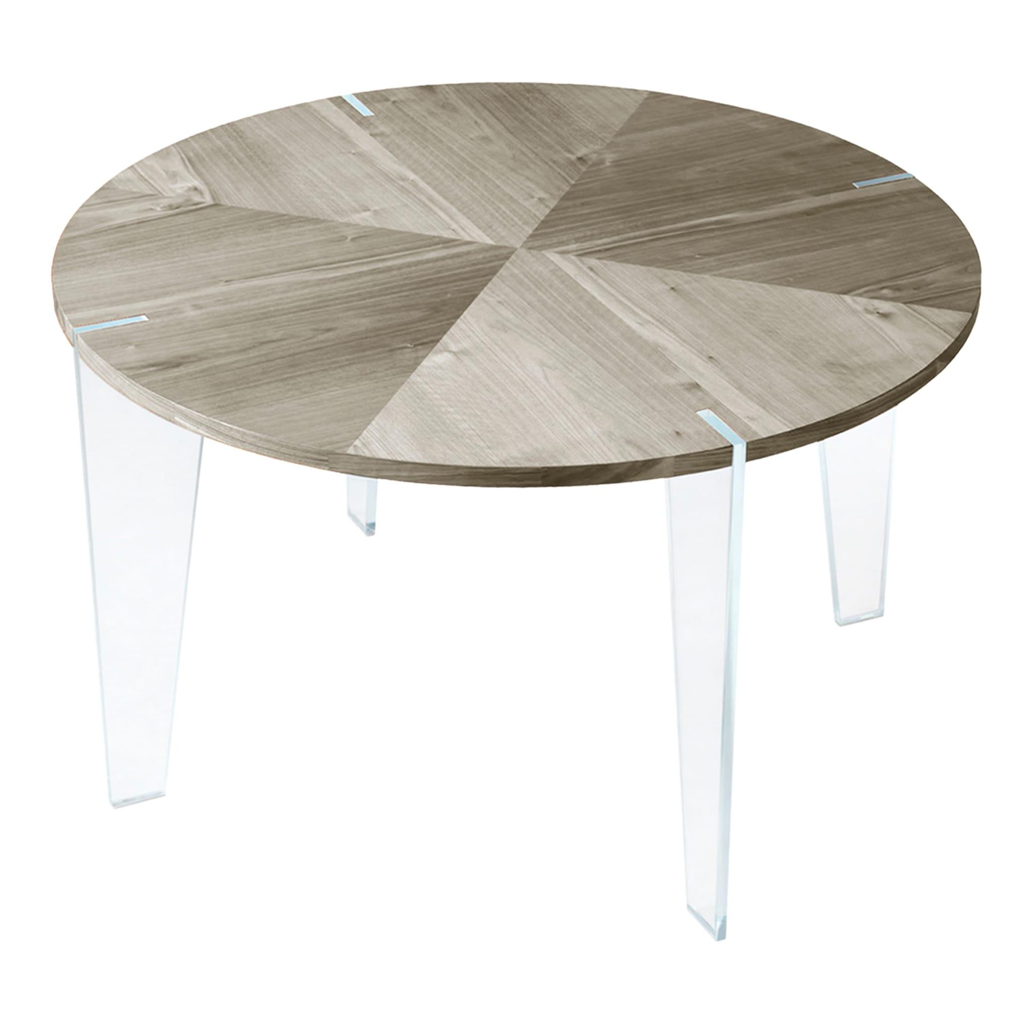 Sospeso Round Grey Table