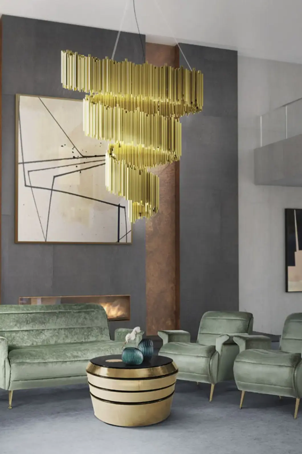 Accord Spiral Chandelier - 1