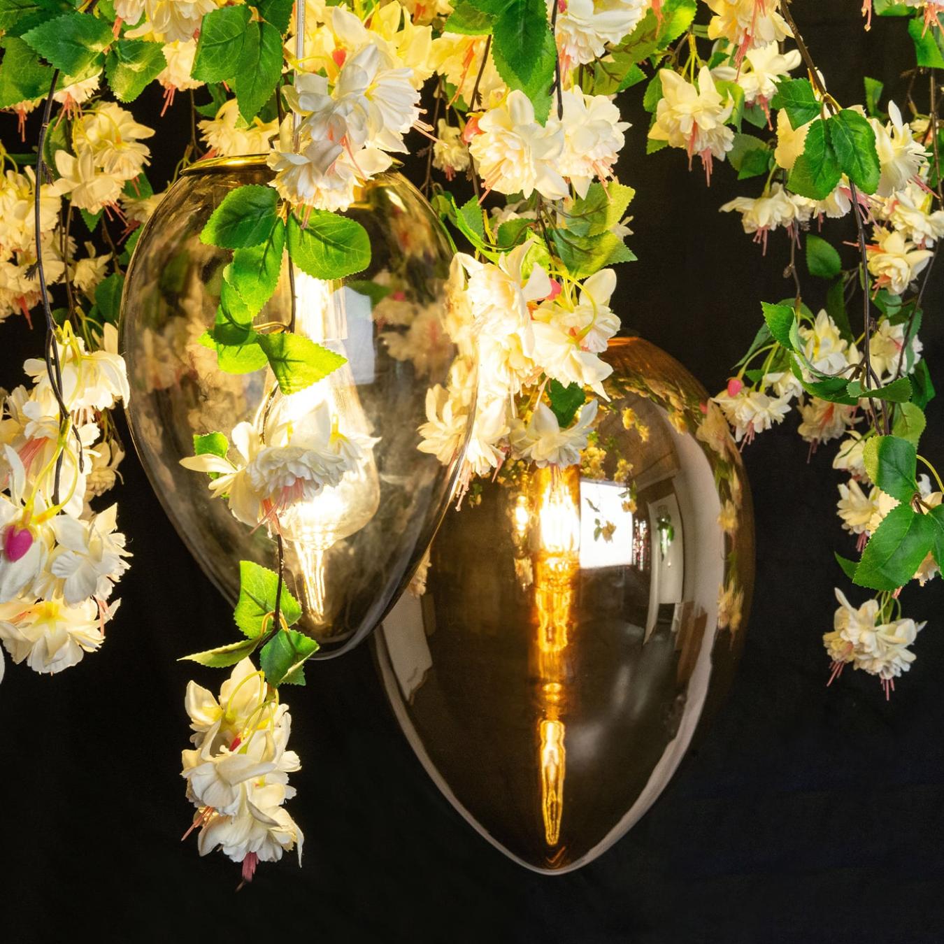 Crystal Egg Cascading Chandelier