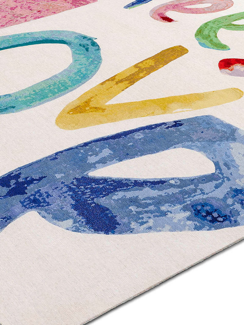 All You need is Love Luxury Hand-Woven Rug