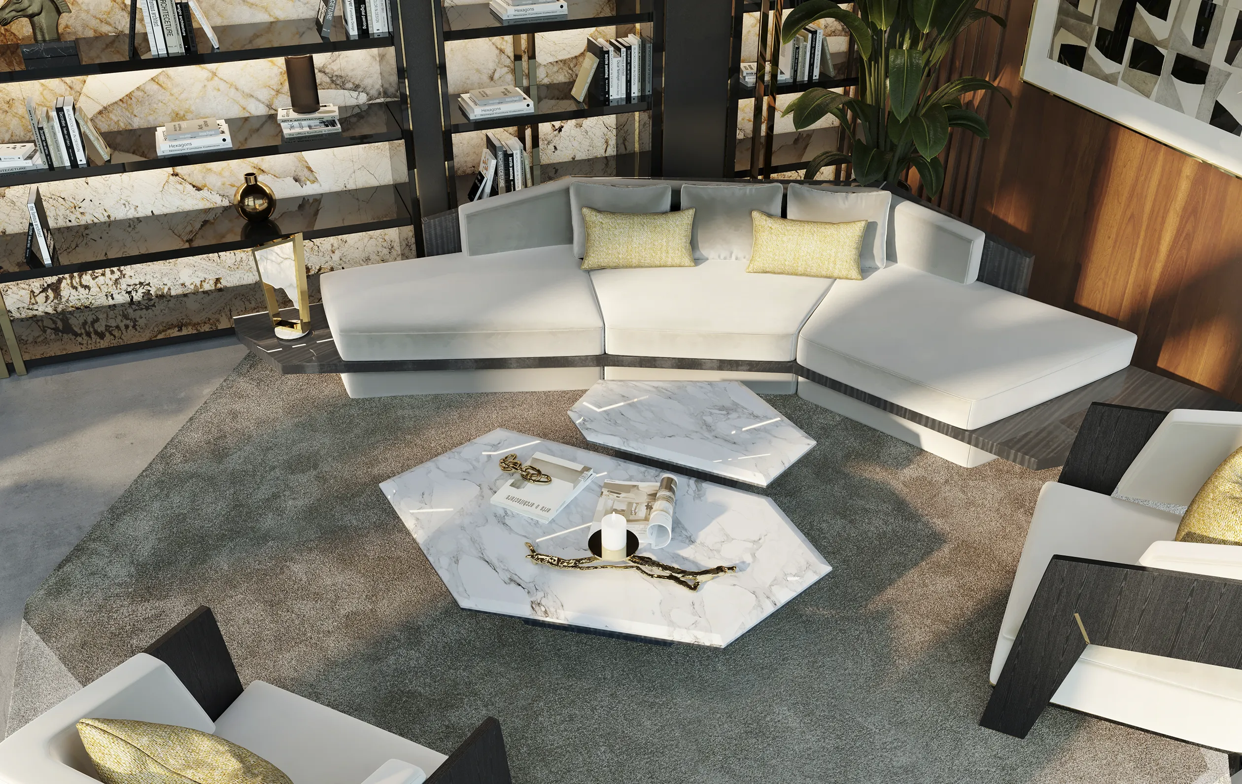 Zenith Set II Coffee Table - 1