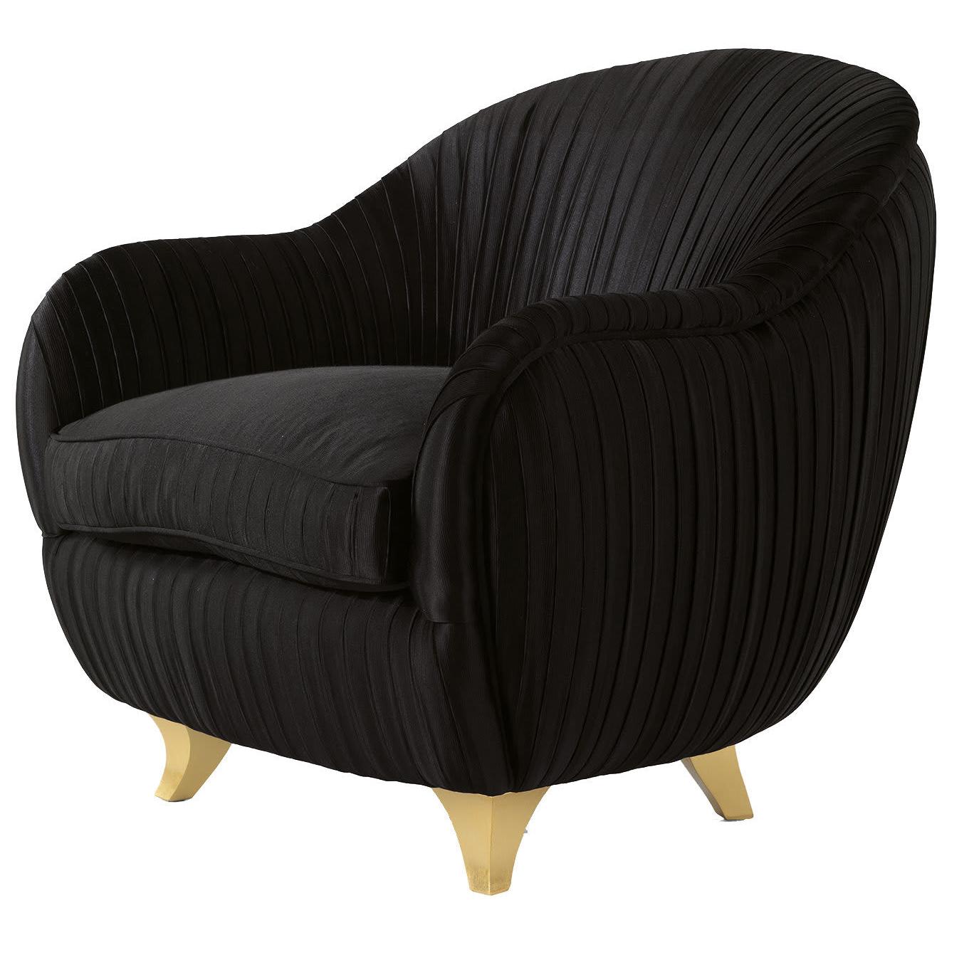 Amelie Black Handcrafted Armchair