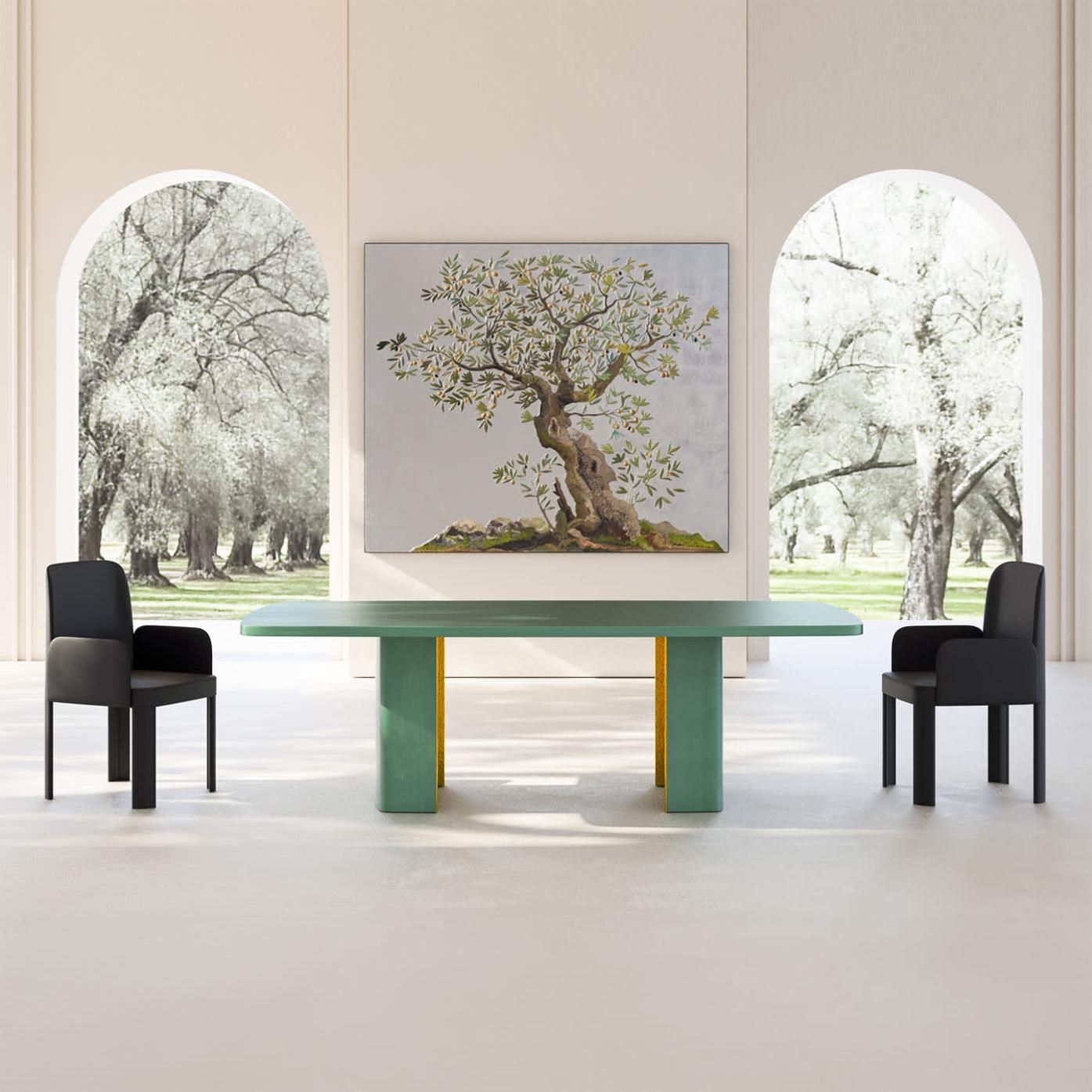Nature Green Dining Table