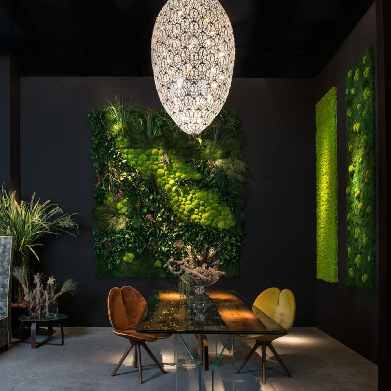 Flatmoss and Polemoss Artisan Wall Composition