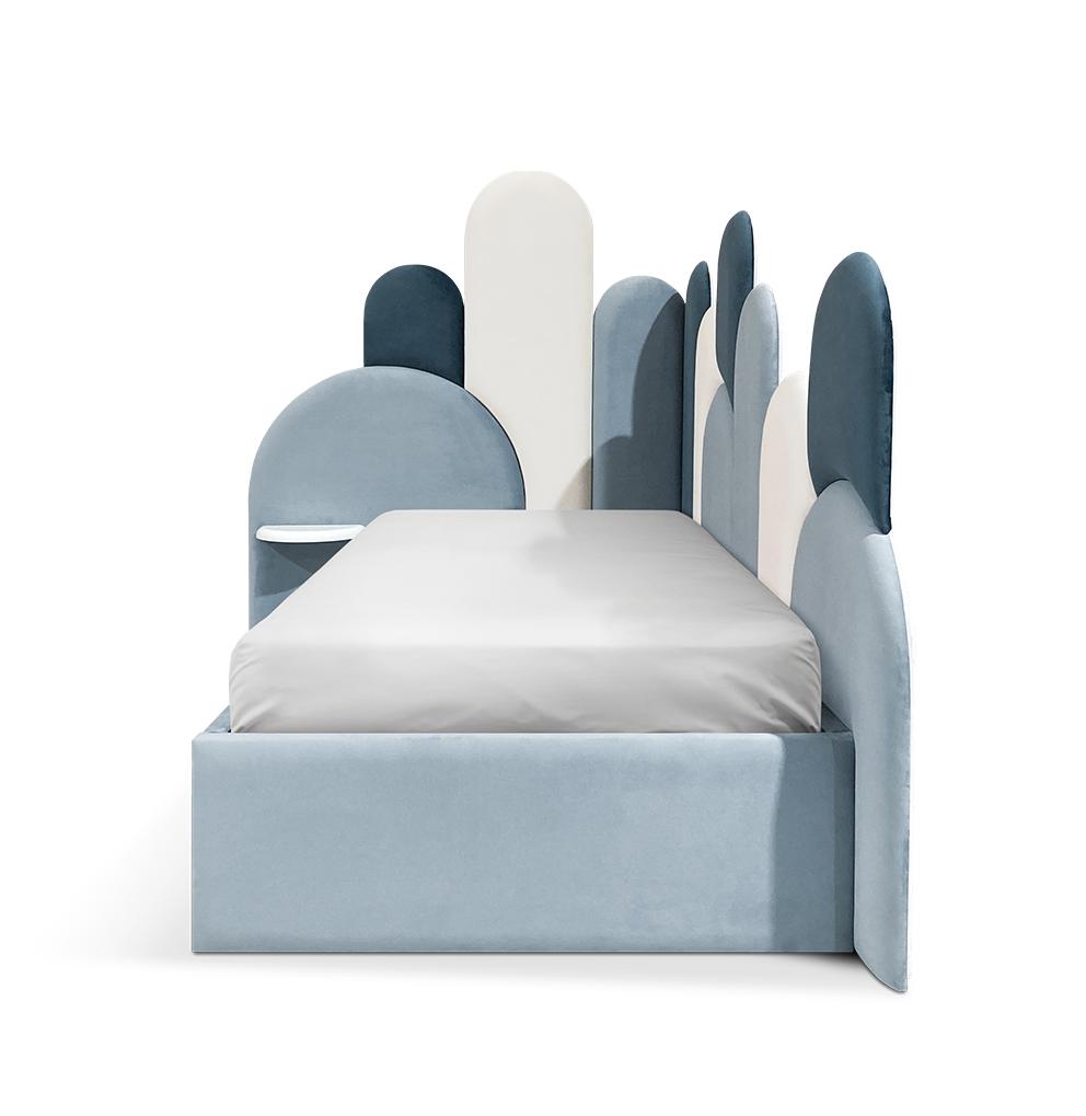 Cozy Haven Corner Soft Bed | Configuration: 2 Drawers | Mattress Size: 190 x 200 cm