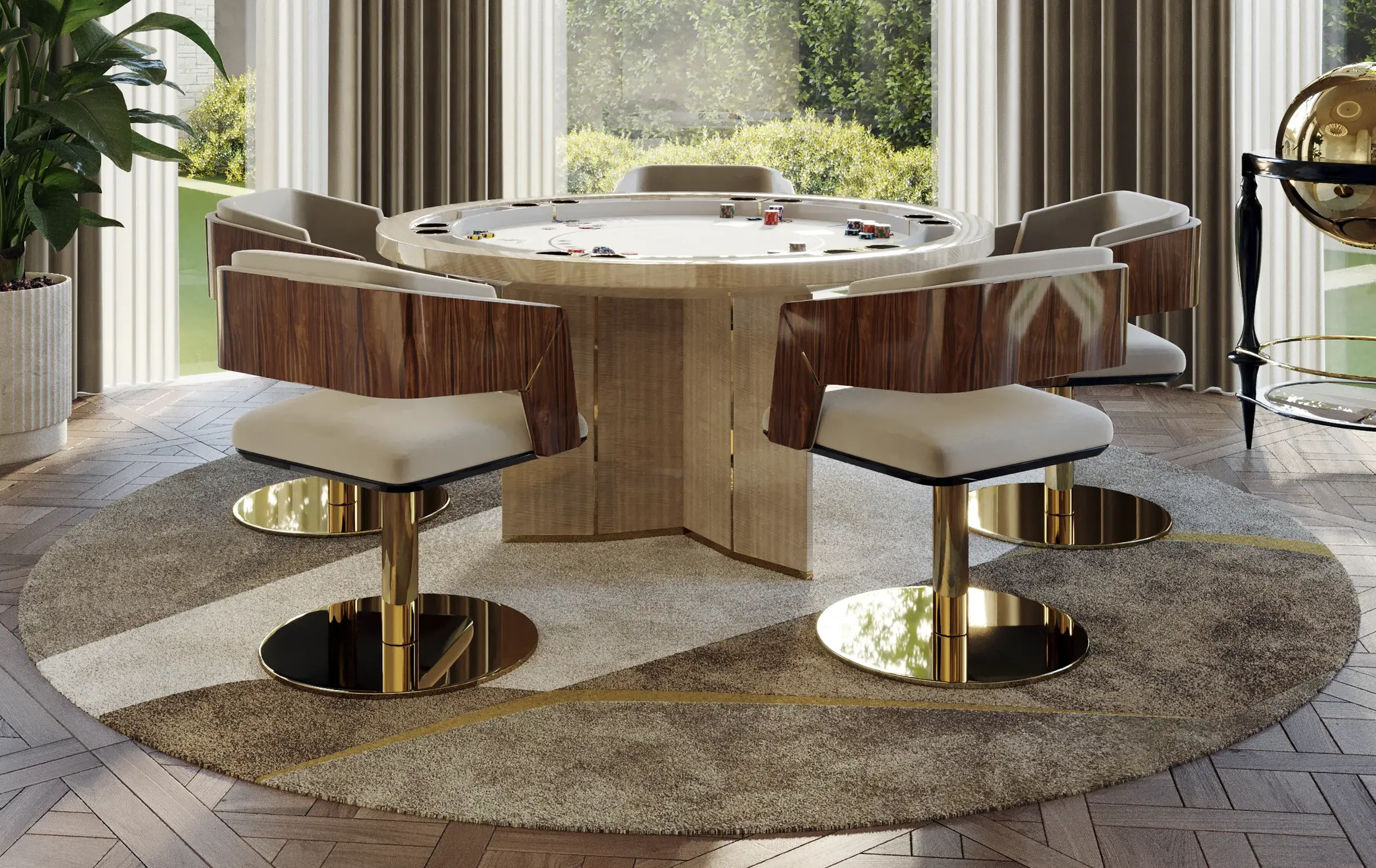 Diadem Swivel Dining Chair