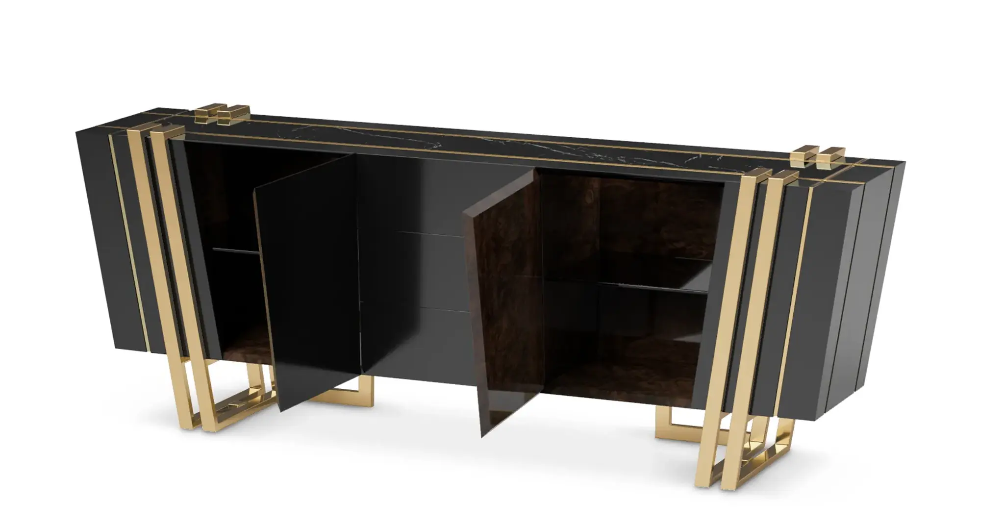 Soar Black Sideboard