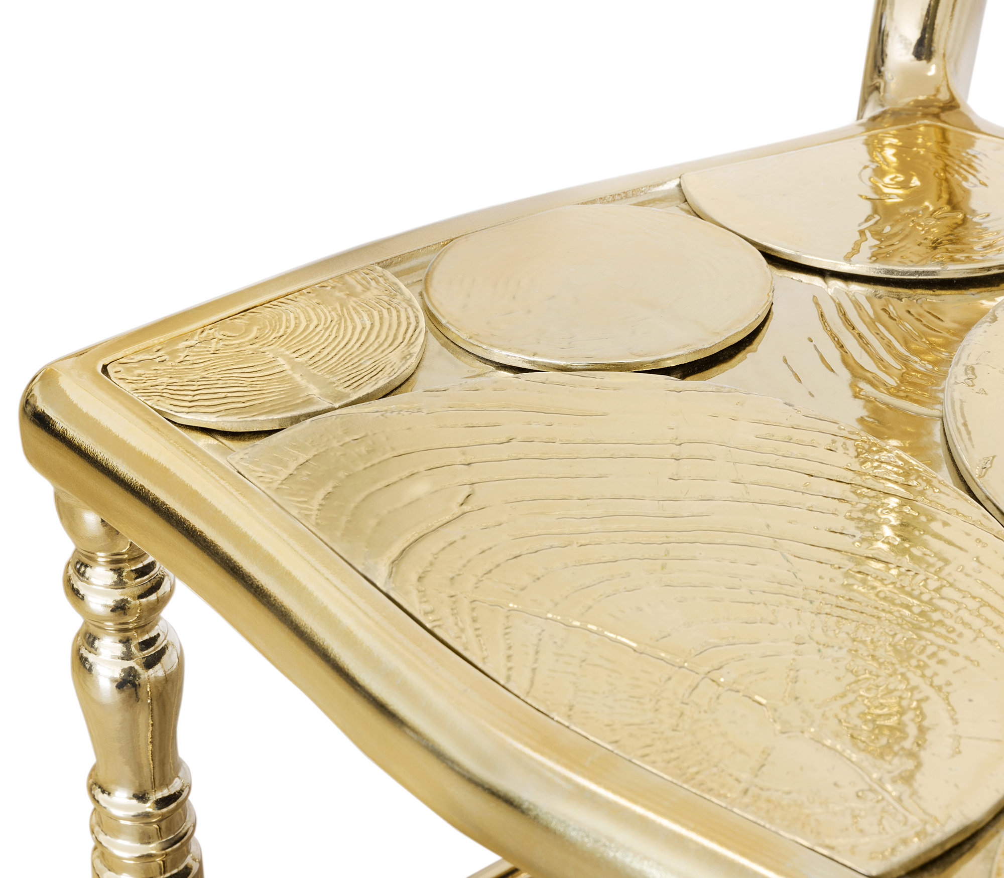 Empyrean Gold Accent Designer Chair