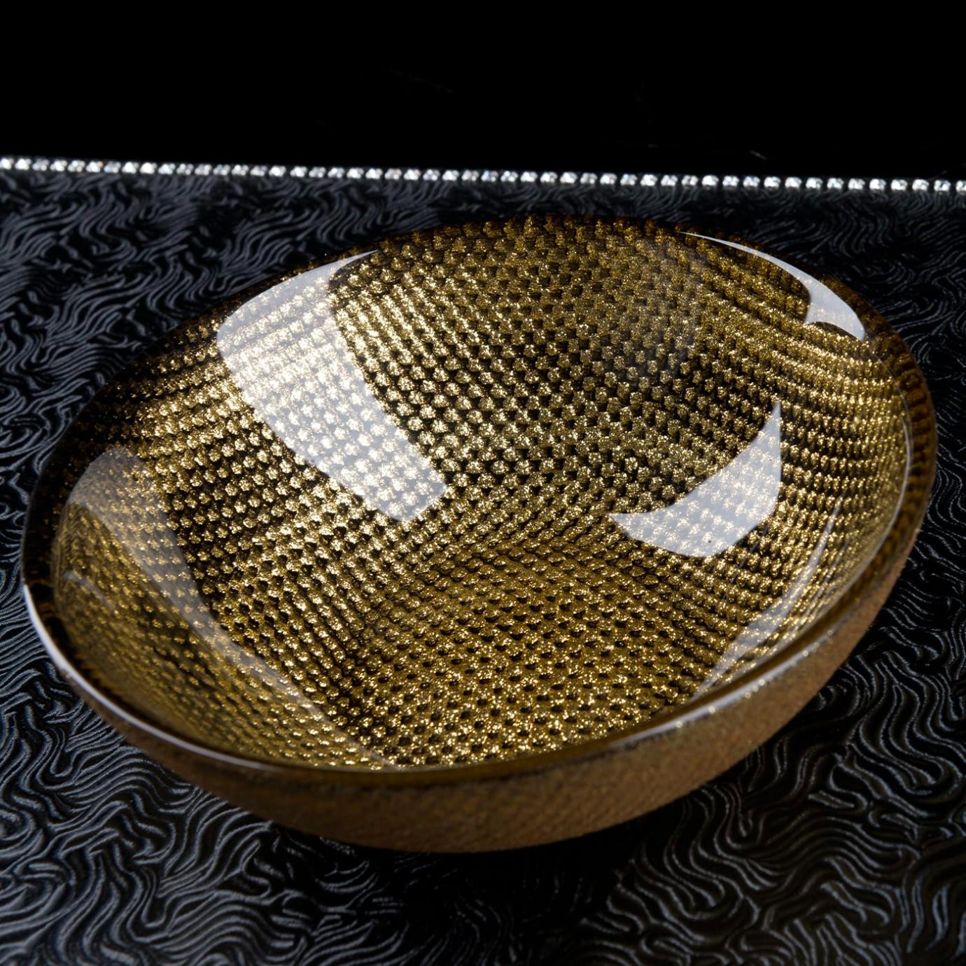Black and Gold Classic Decorative Bowl