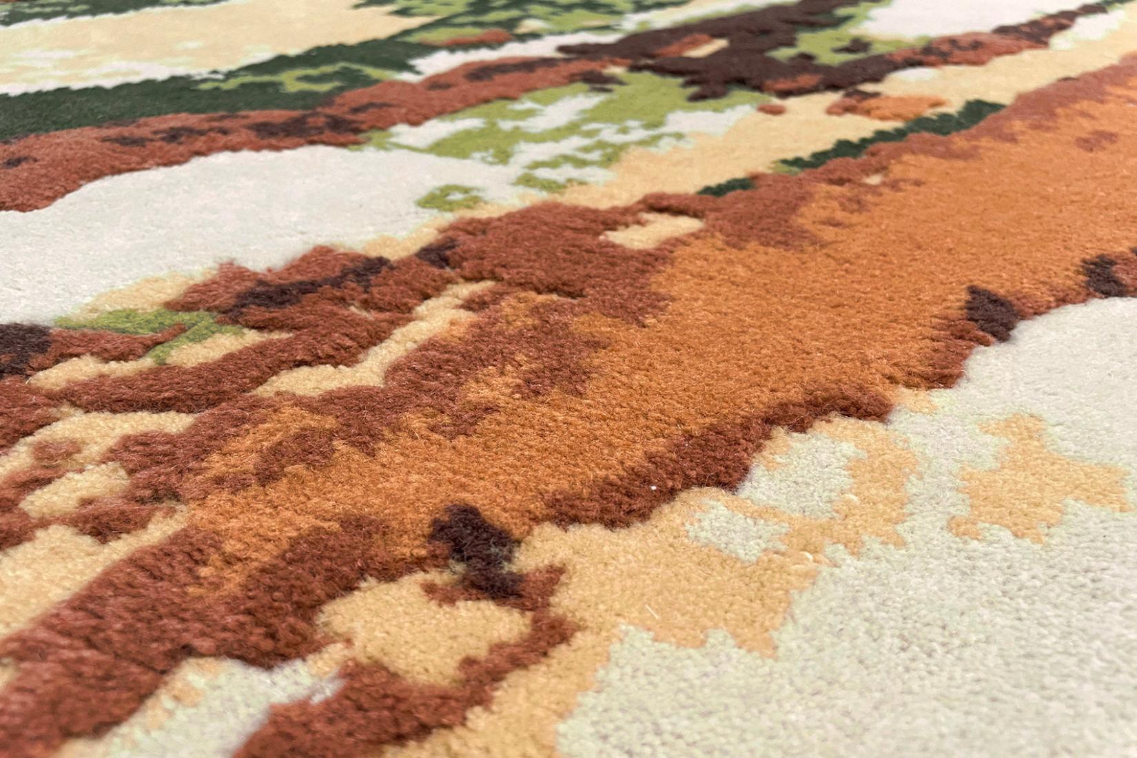 Flux Brick Exclusive Hand-Knotted Rug