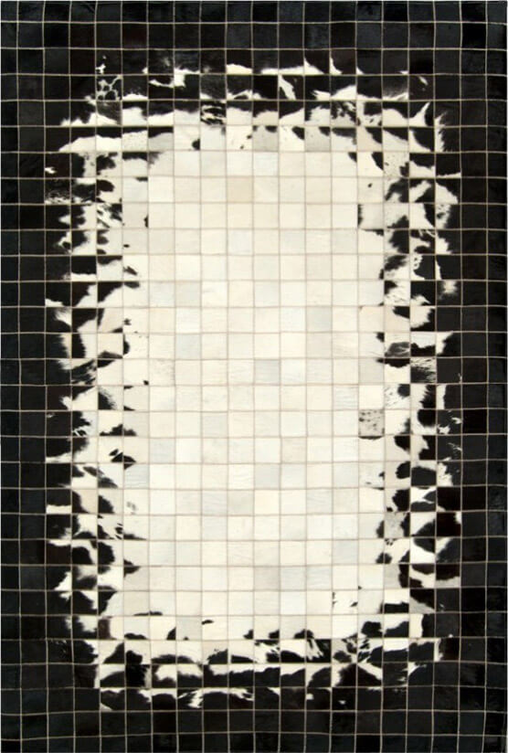 Mosaic Luxury Cowhide Rug