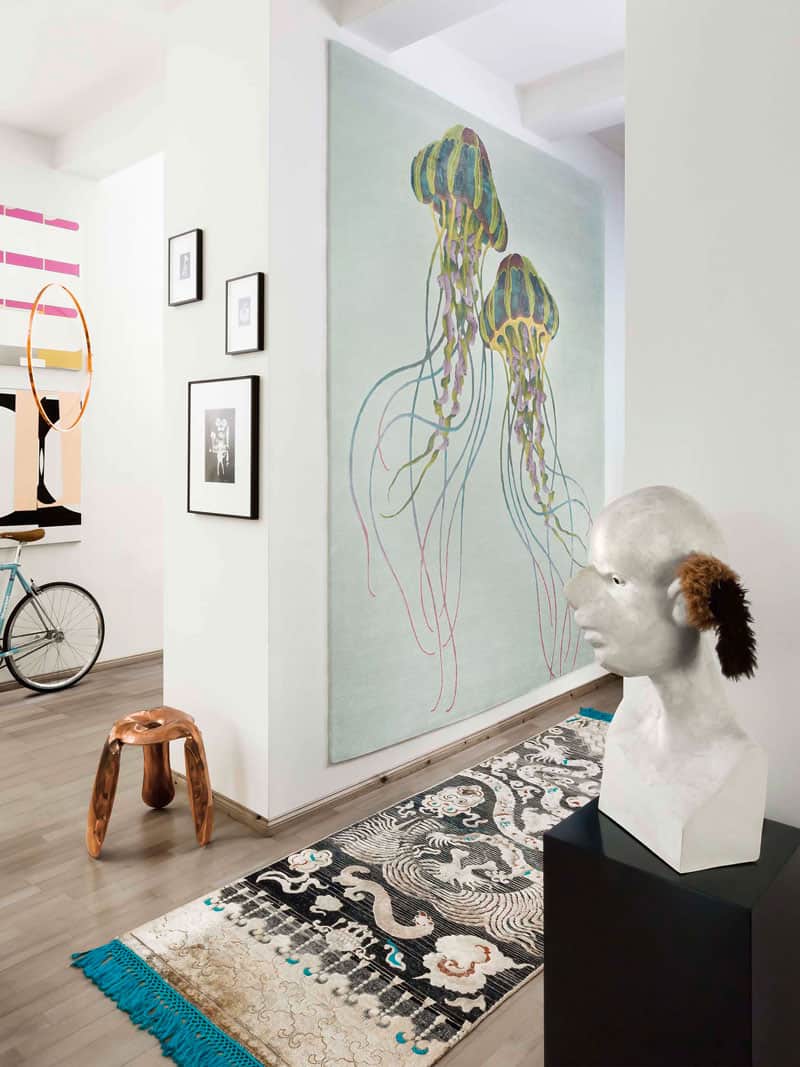 Jellyfish Handmade Luxury Rug