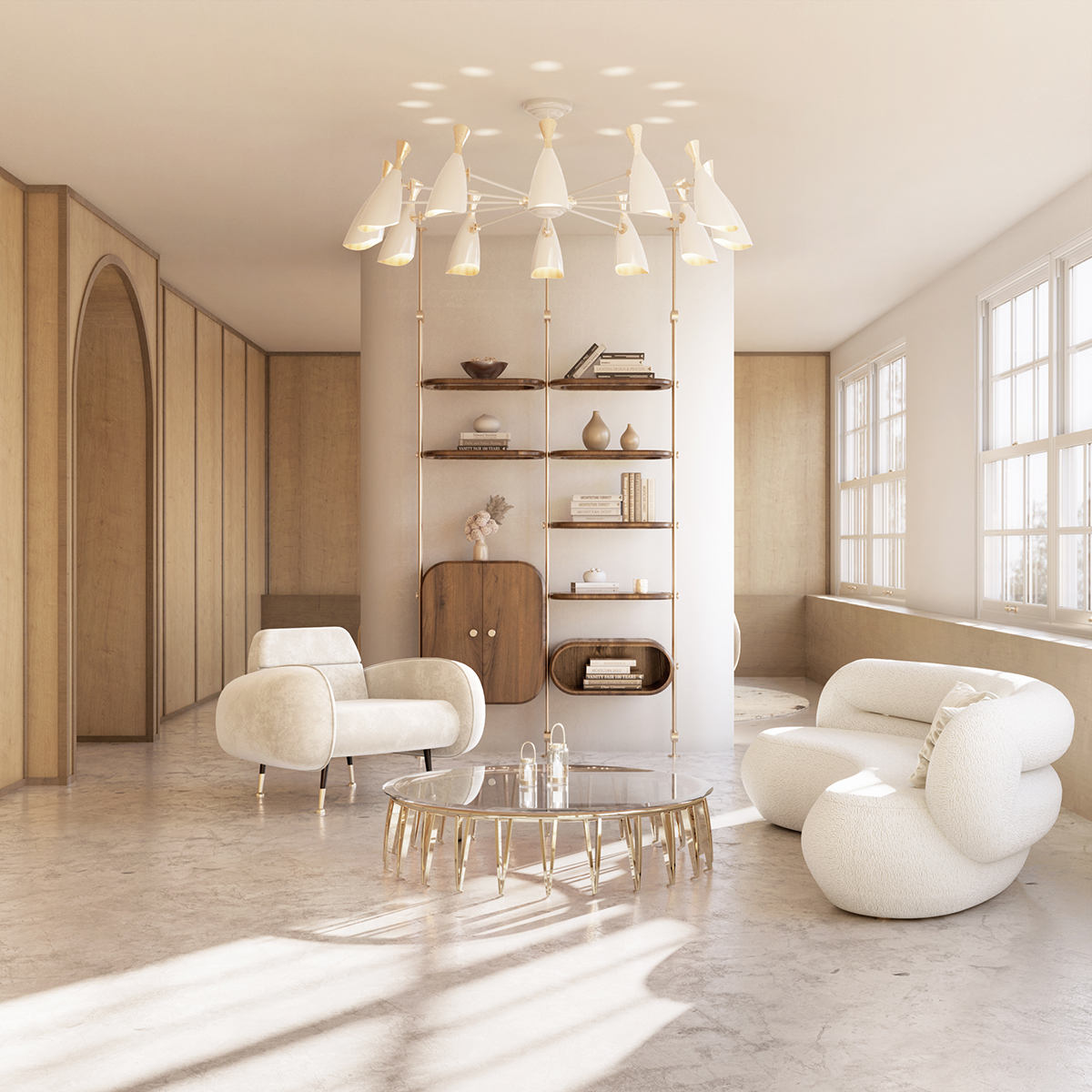 Regal Circle Round Suspension Lamp