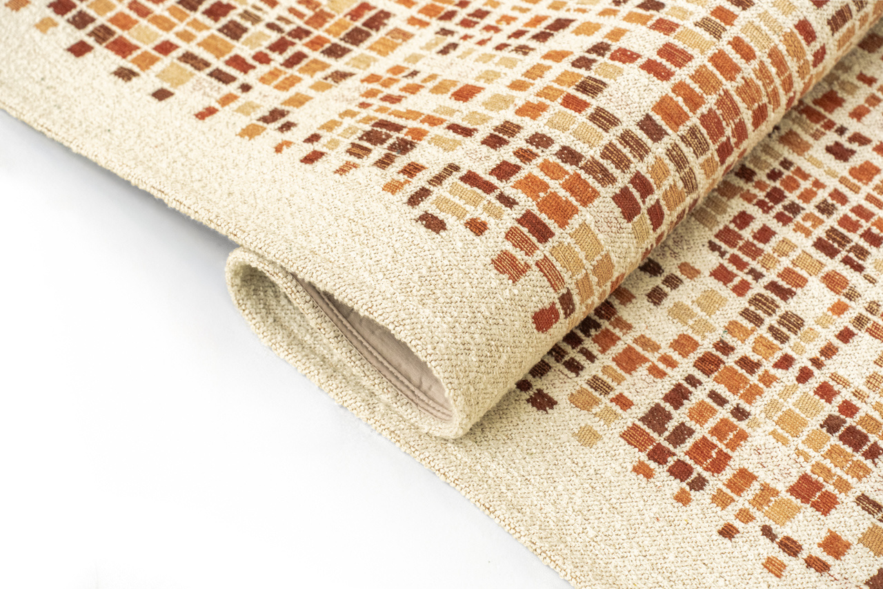 Pumpkin Jacquard Wilton Rug