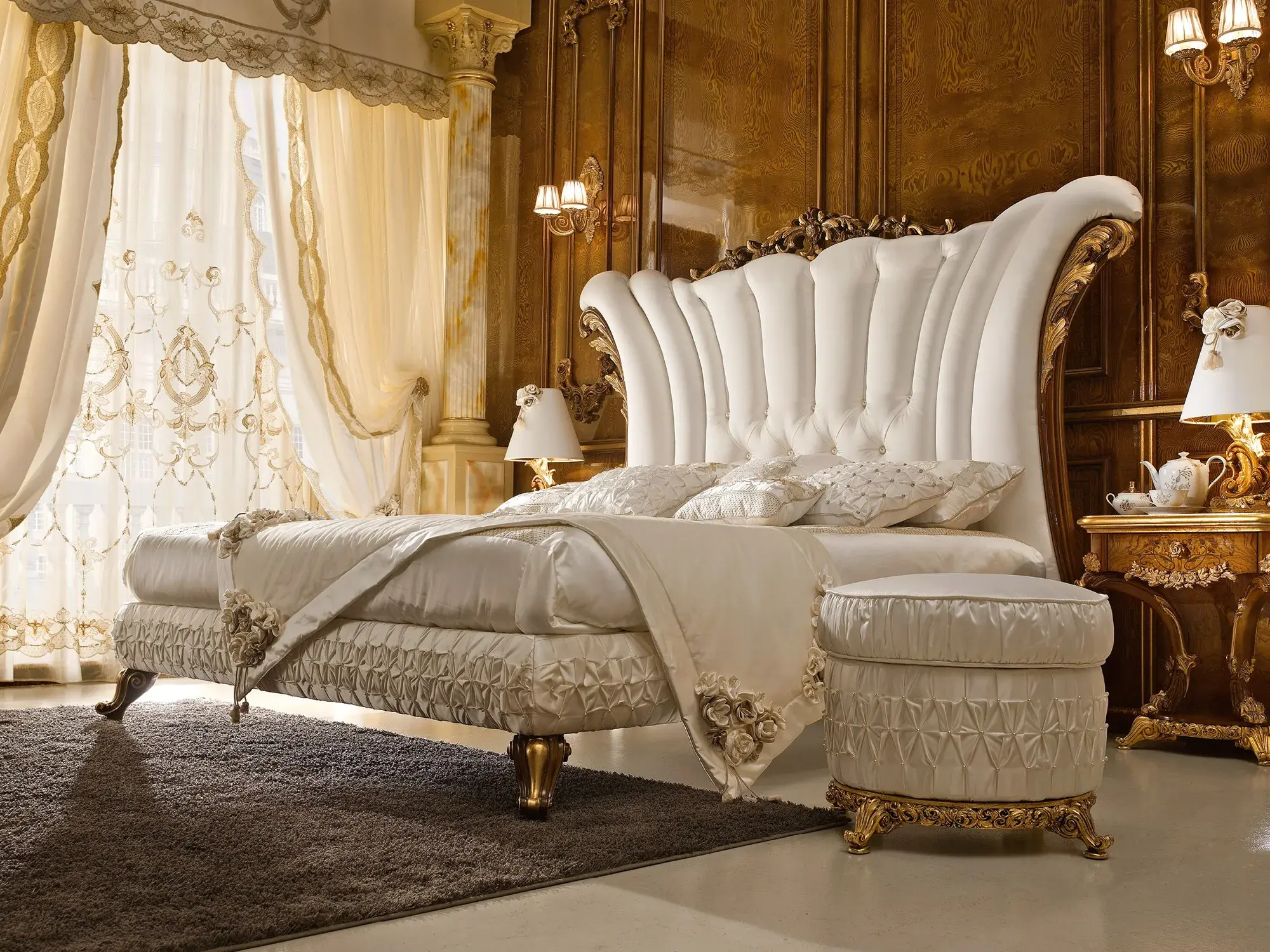 Exclusive Bed with Headboard