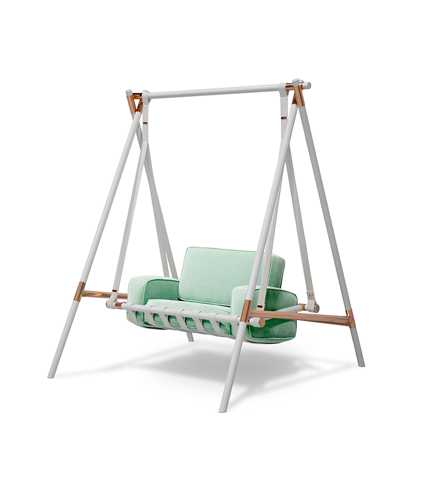 Cloud Green Swing Chair