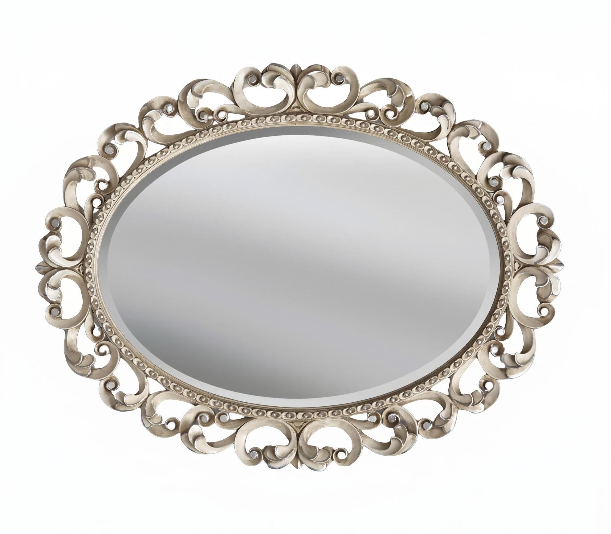 Minerva Gold Oval Handcrafted Mirror