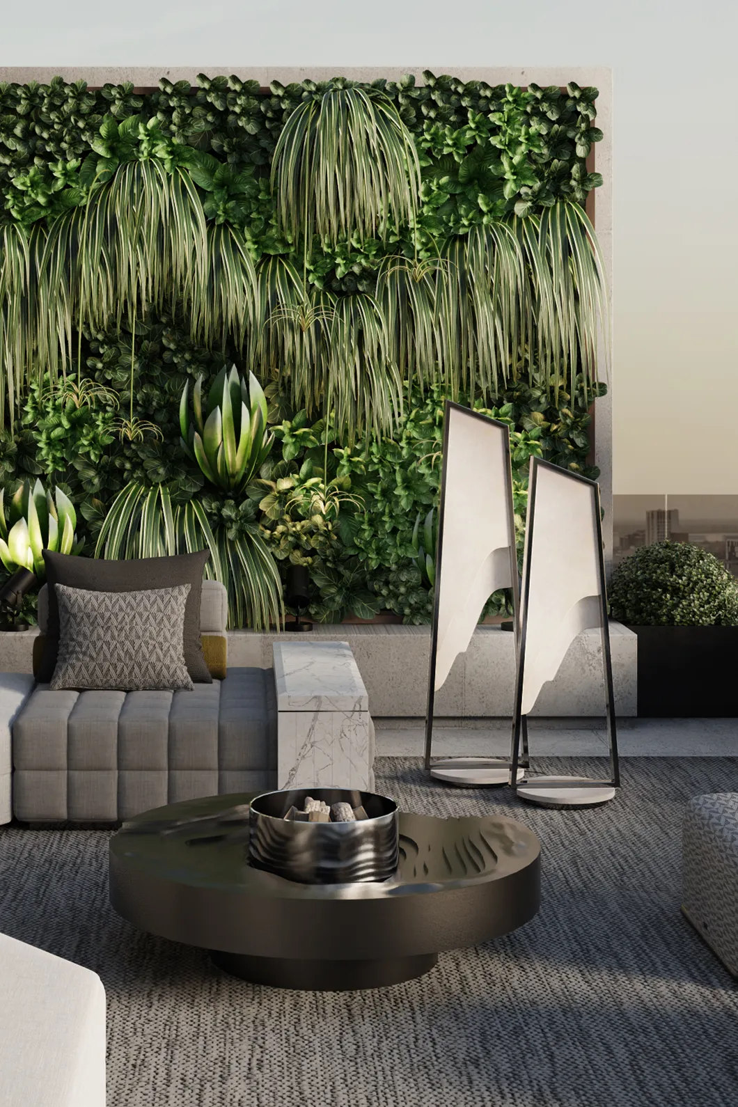 Noble Aura Outdoor Floor Lamp