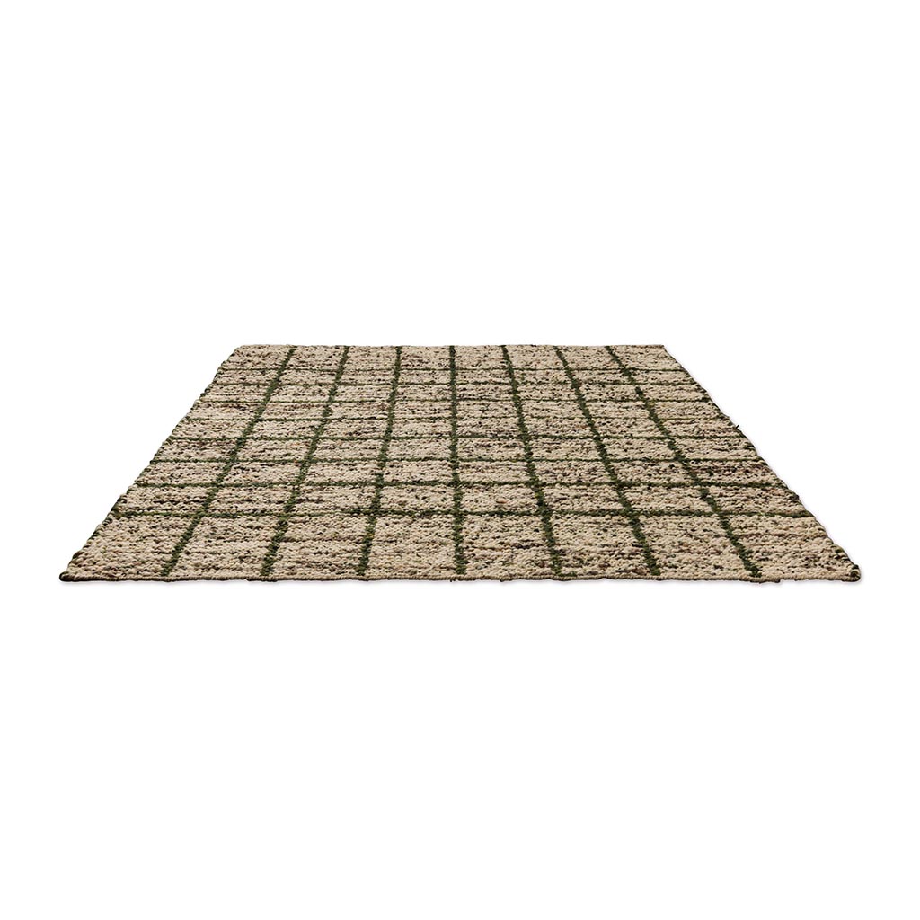 Craft Green Rug | Size: 160 × 230 cm