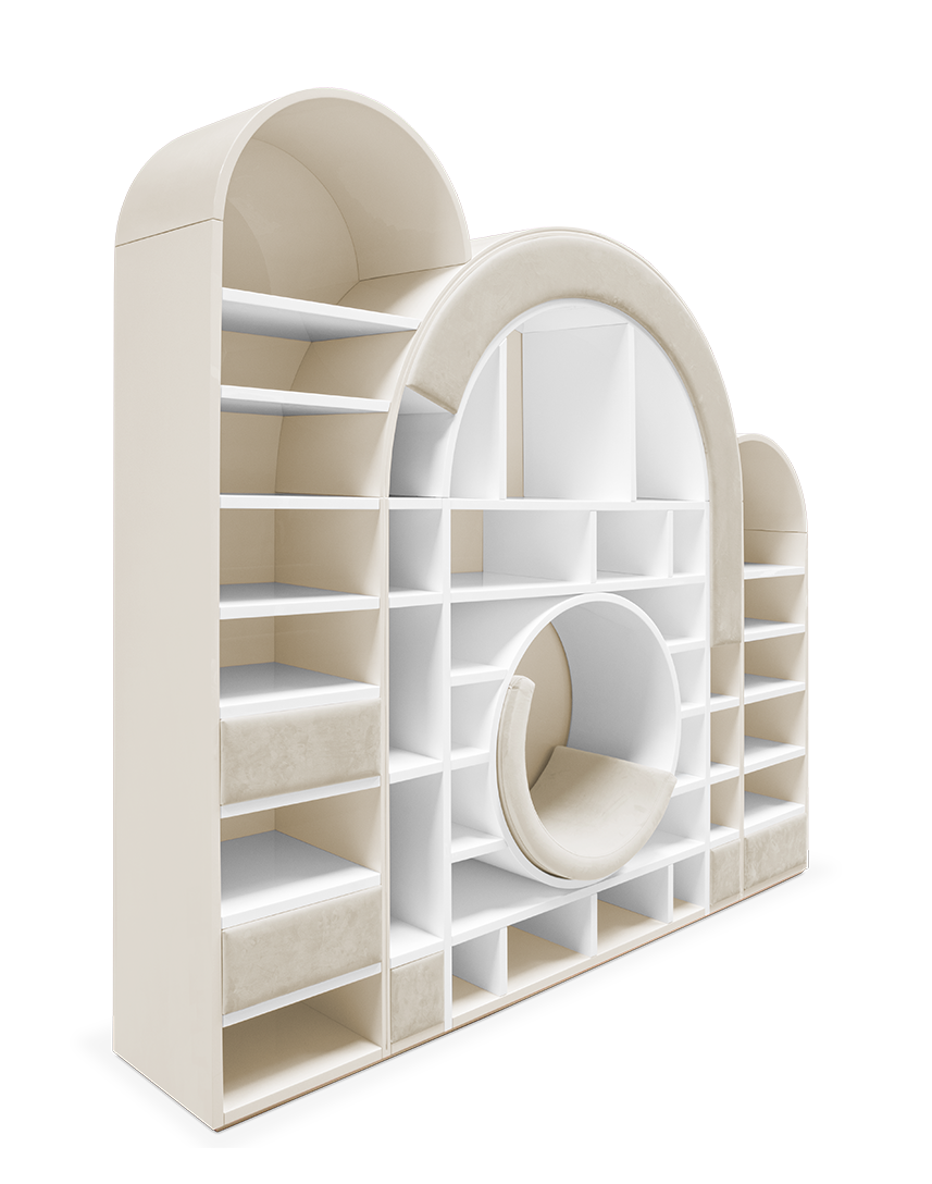 Bubble Gum Beige Bookcase