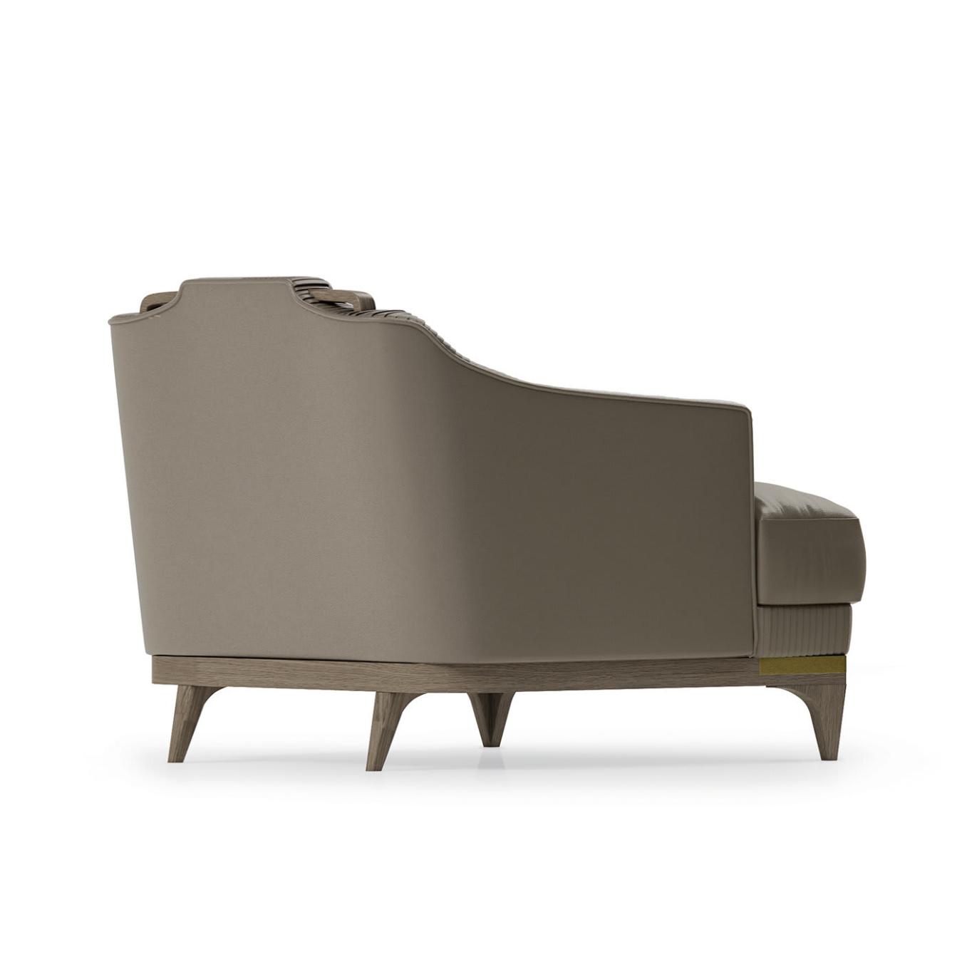 Italian Luxury Leather Armchair