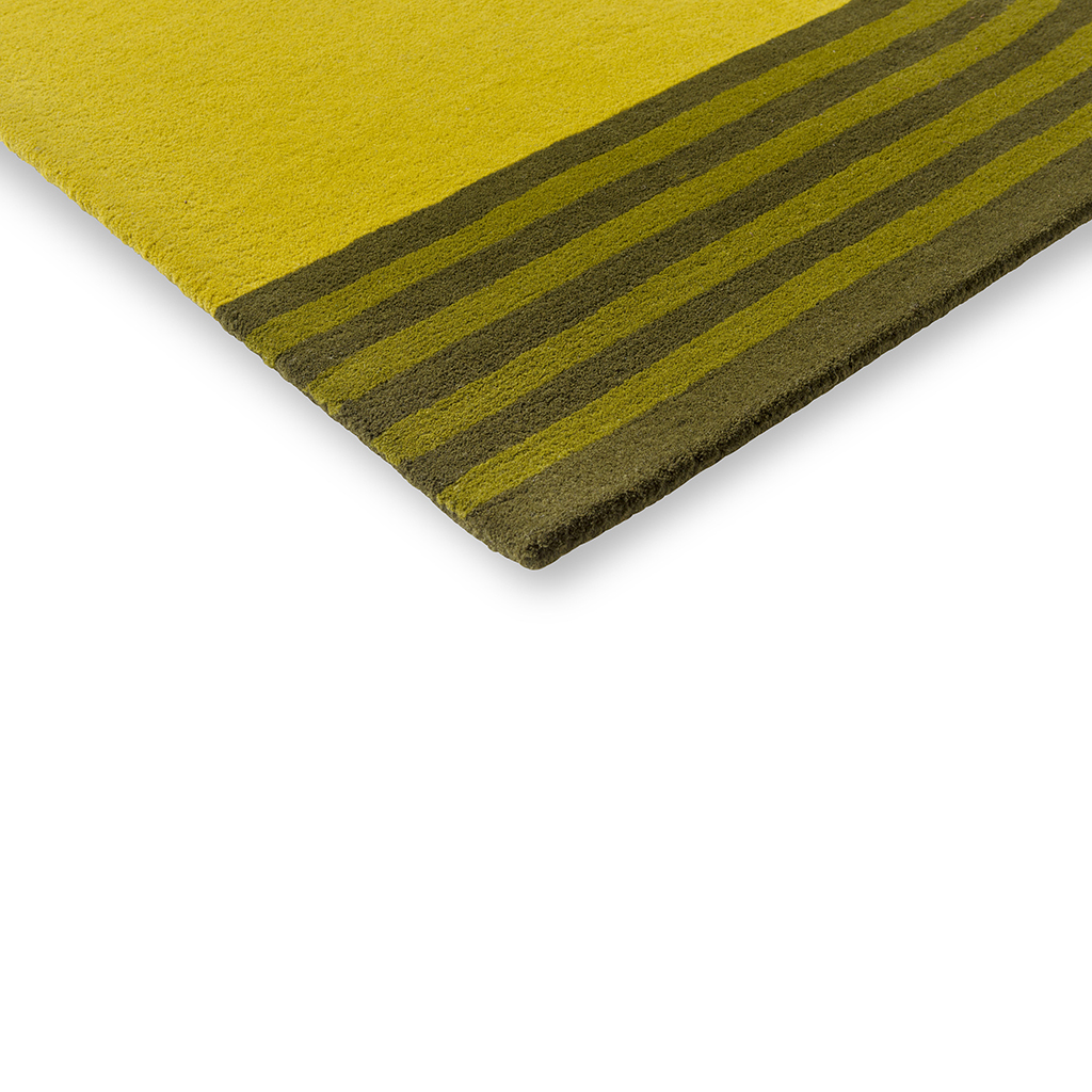 Tulip Green Designer Wool Rug | Size: 200 x 280 cm
