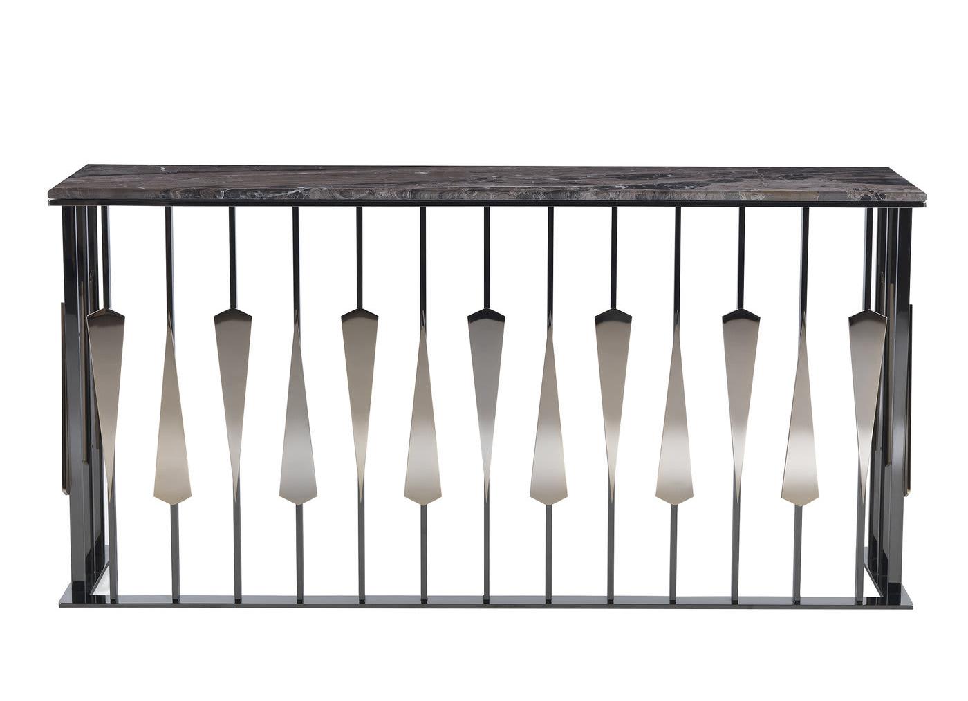 Artisan Silver Console Table