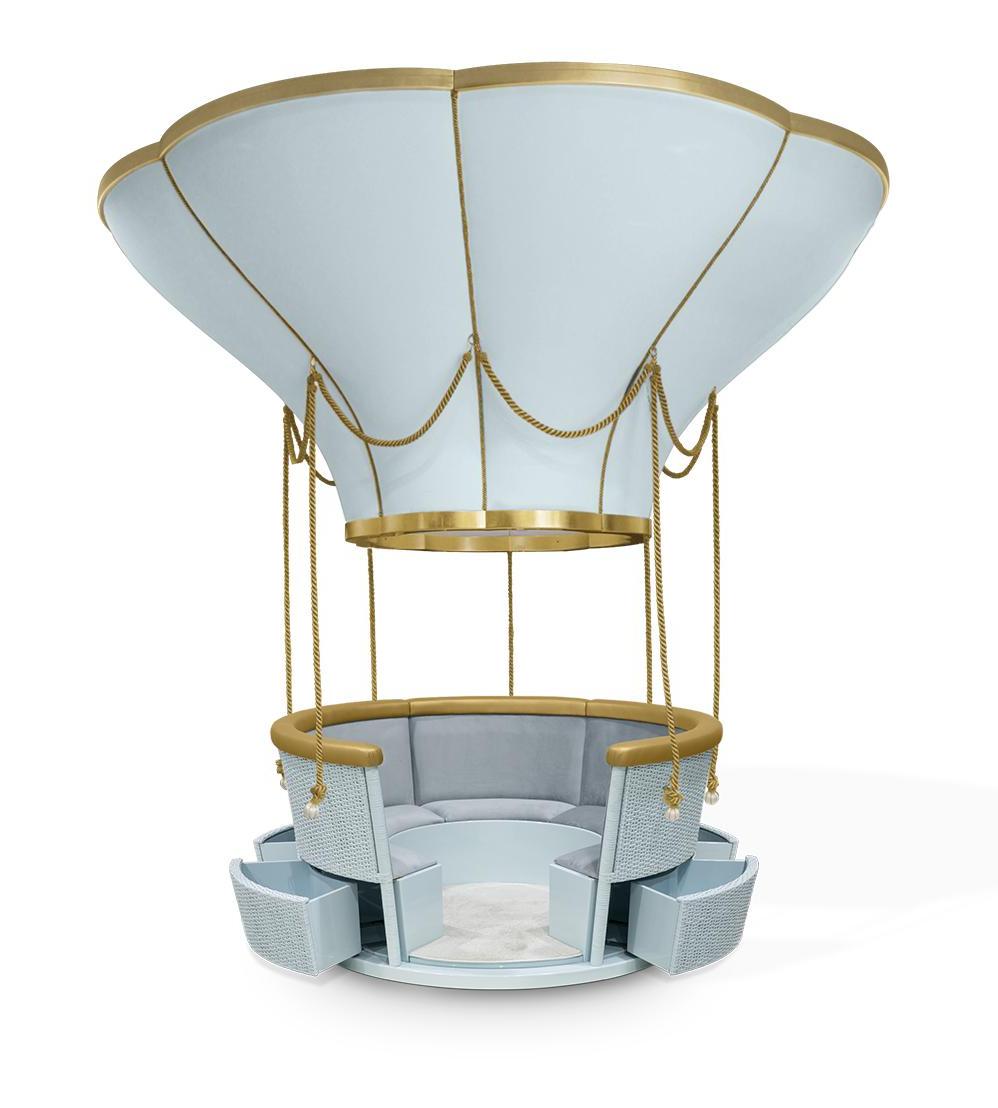 Balloon Blue Kids Bed
