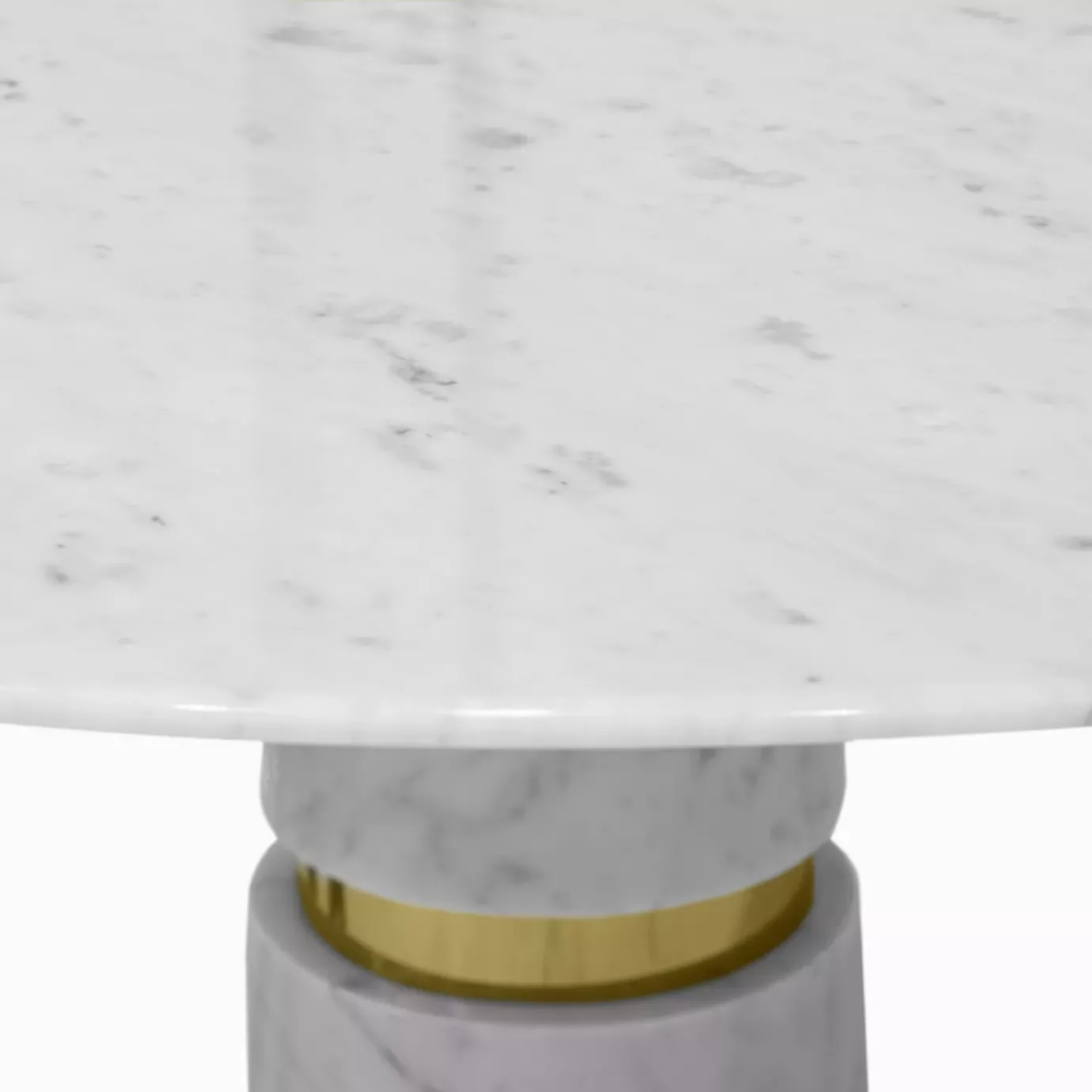 Avalanche Carrara Marble Table